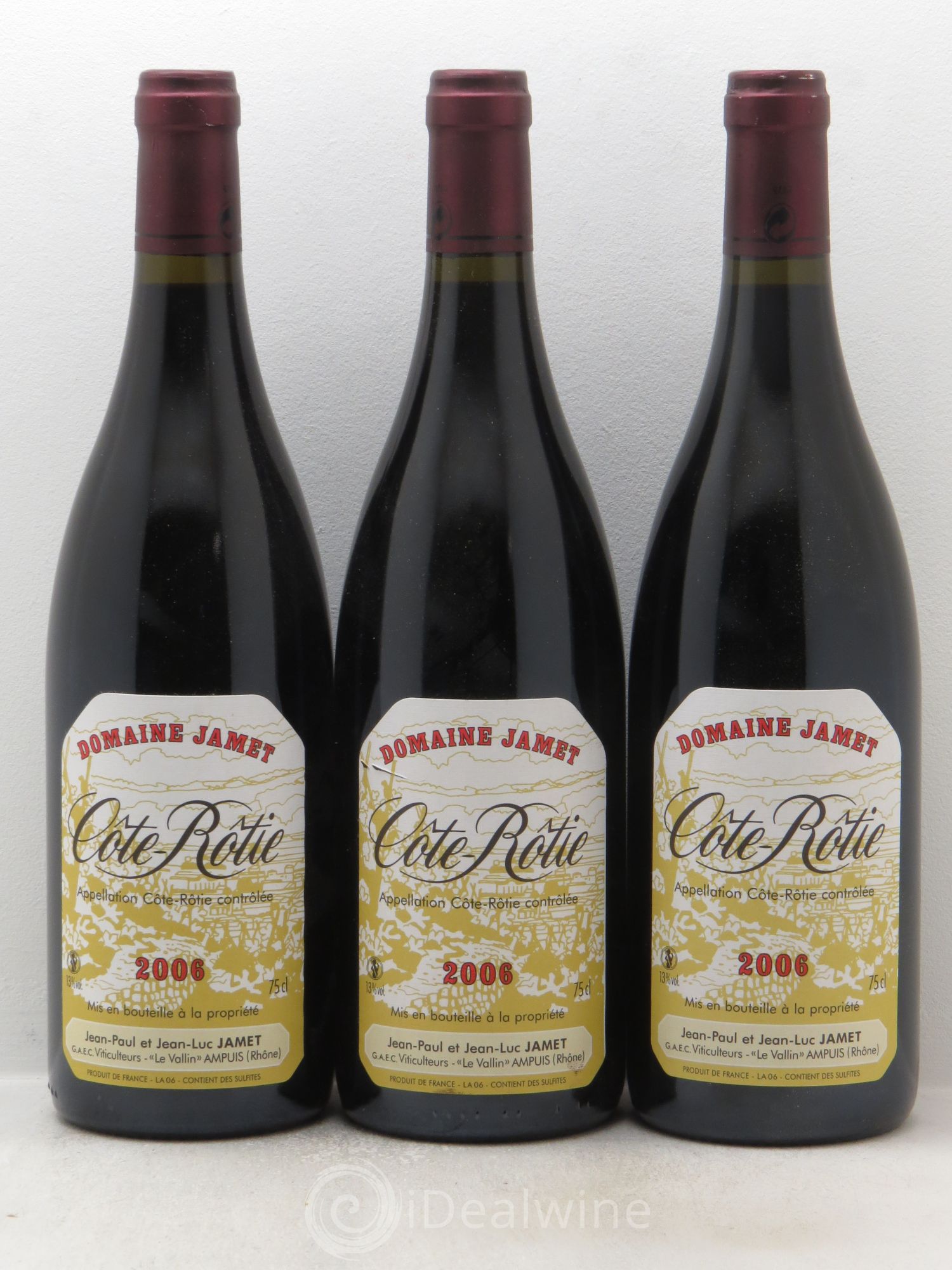 Côte-Rôtie Jamet (Domaine) 2006 - Lot de 3 bouteilles - 0