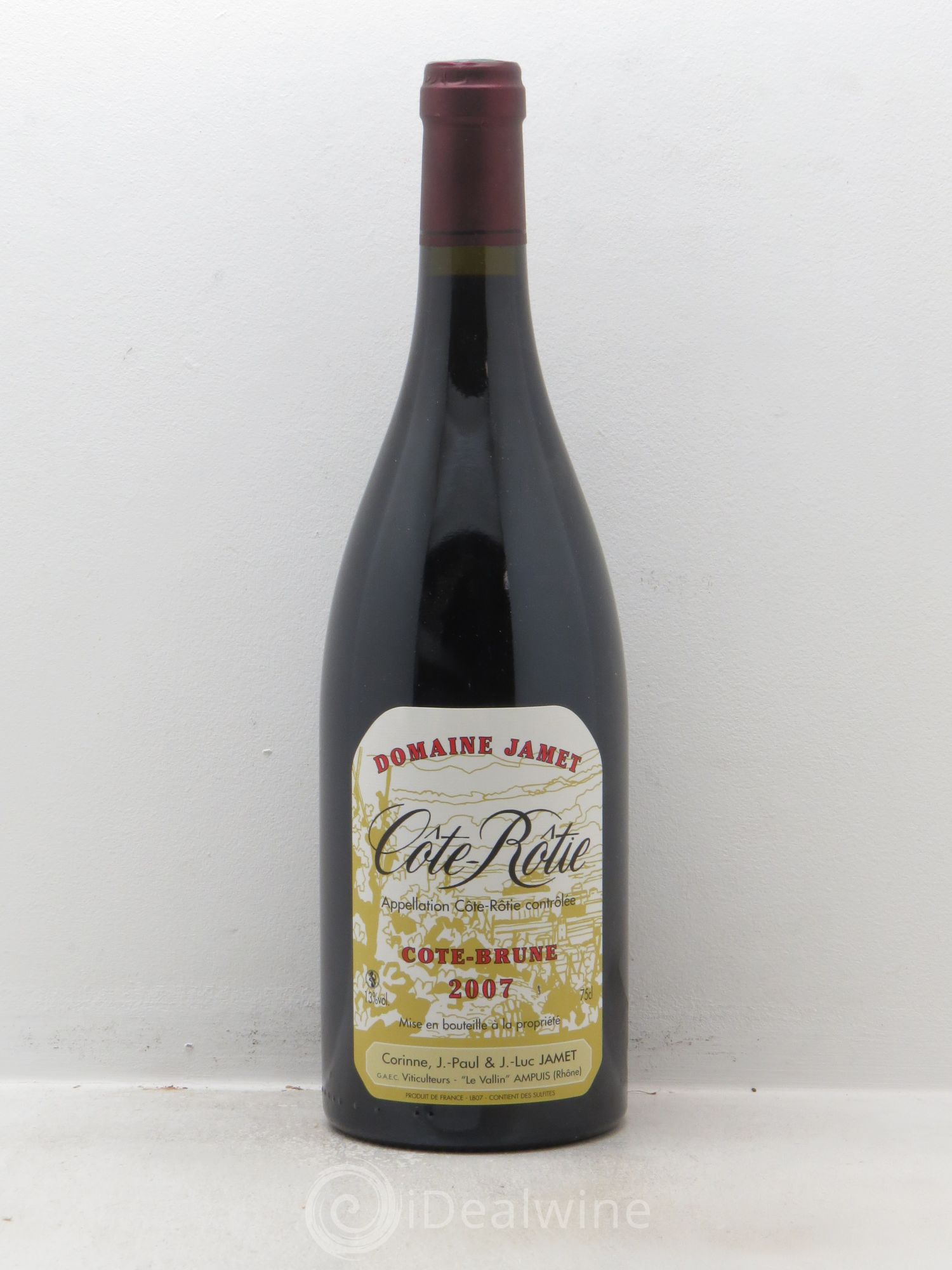 Côte-Rôtie Côte Brune Jamet (Domaine) 2007 - Lot de 1 bouteille - 0