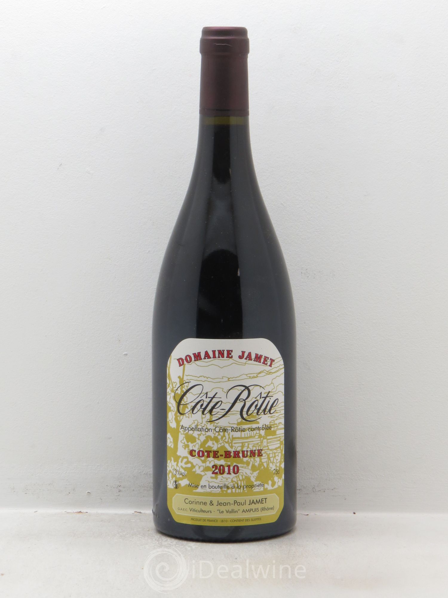 Côte-Rôtie Côte Brune Jamet (Domaine) 2010 - Lot de 1 bouteille - 0