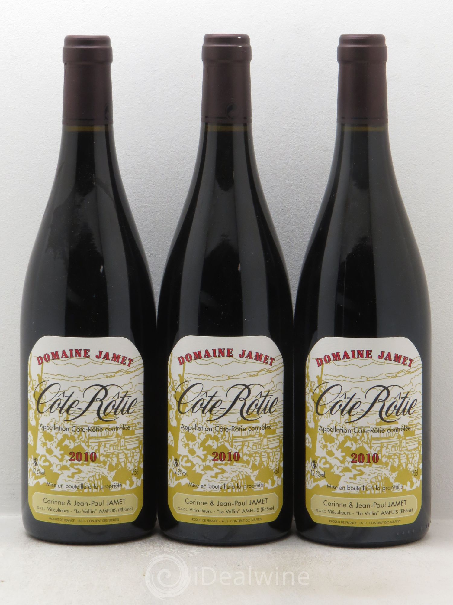 Côte-Rôtie Jamet (Domaine) 2010 - Lot de 3 bouteilles - 0