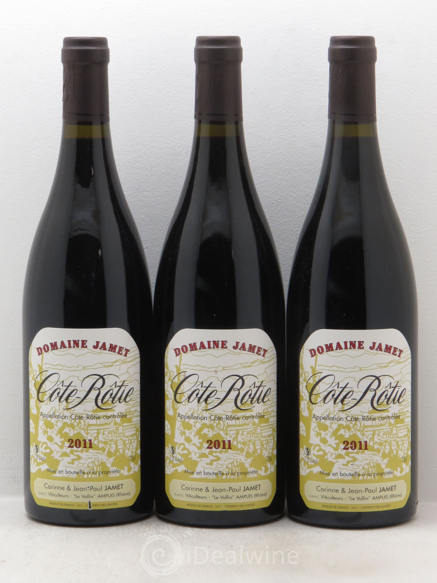 Côte-Rôtie Jamet (Domaine) 2011 - Lot de 3 bouteilles - 0