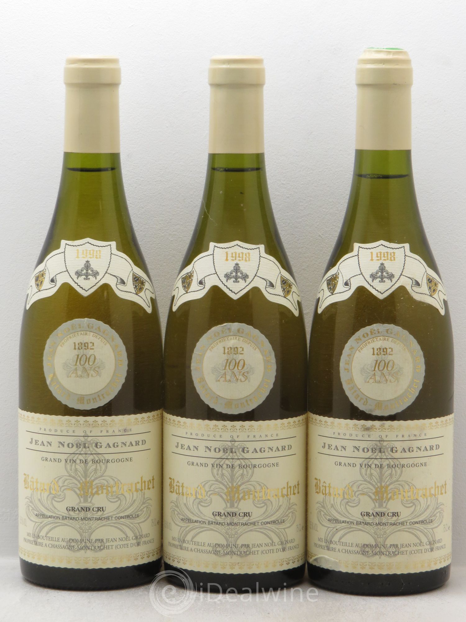 Bâtard-Montrachet Grand Cru Gagnard 1998 - Lot de 3 bouteilles - 0
