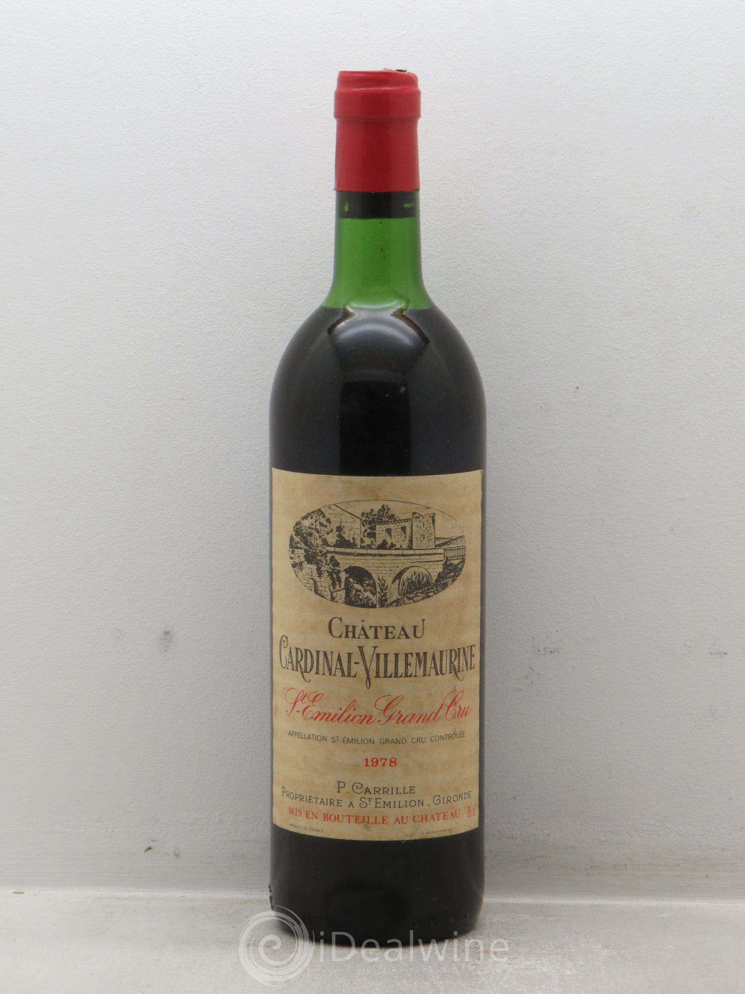 Saint-Émilion Château Cardinal Villemaurine (sans prix de réserve - no reserve) 1978 - Posten von 1 Flasche - 0