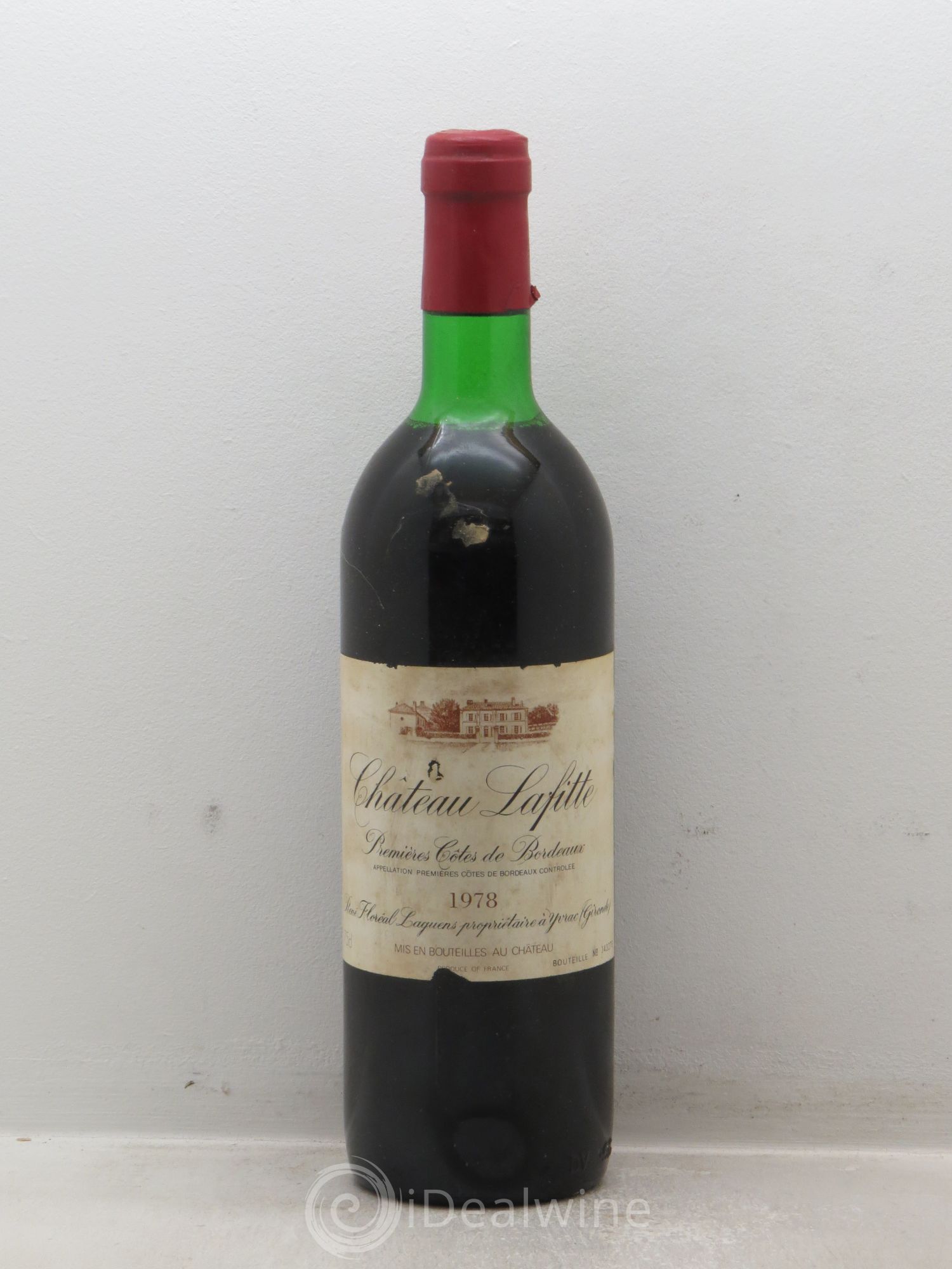 Bordeaux Château Lafitte Laguens Premières Côtes de Bordeaux (sans prix de réserve) 1978 - Posten von 1 Flasche - 0