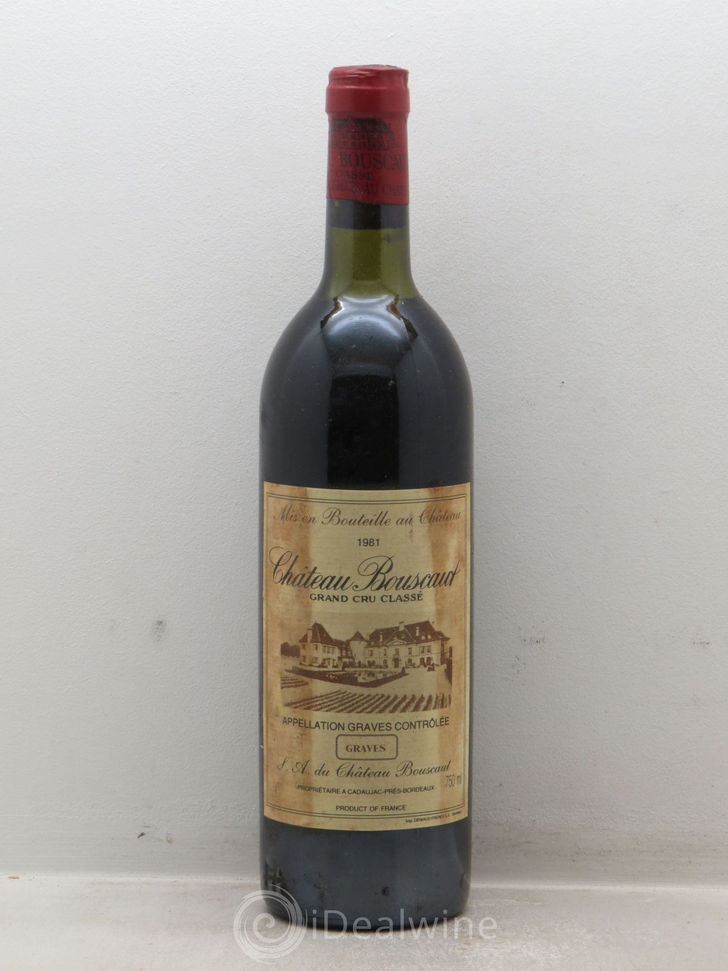 Château Bouscaut Cru Classé de Graves null 1981 - Lot of 6 bottles - 0