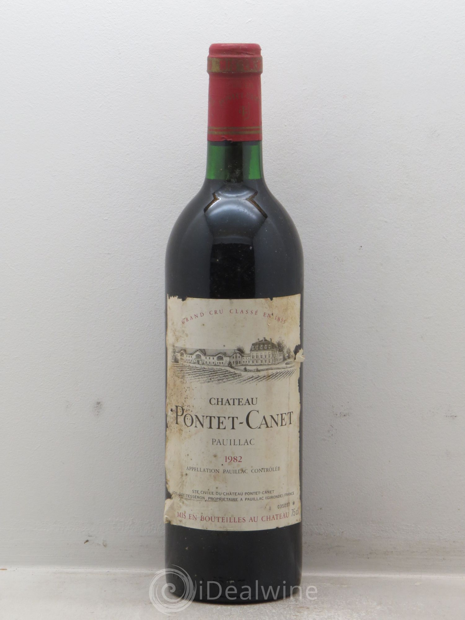 Château Pontet Canet 5ème Grand Cru Classé null 1982 - Lot of 1 bottle - 0
