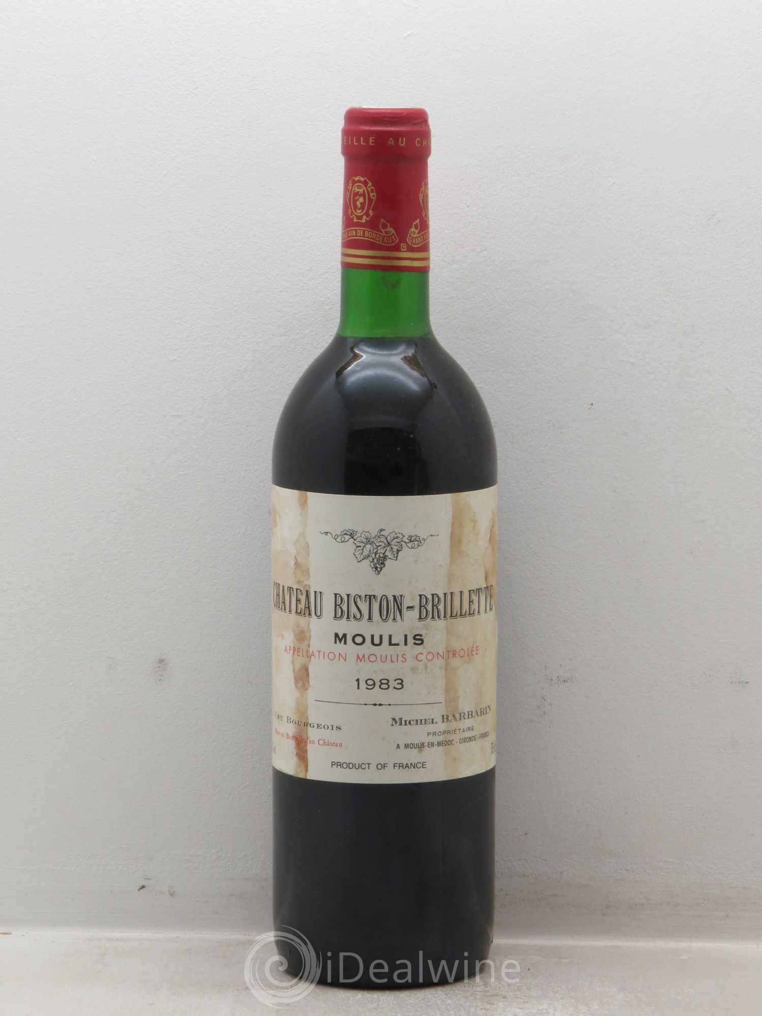 Château Biston Brillette 1983 - Lot de 6 bouteilles - 0