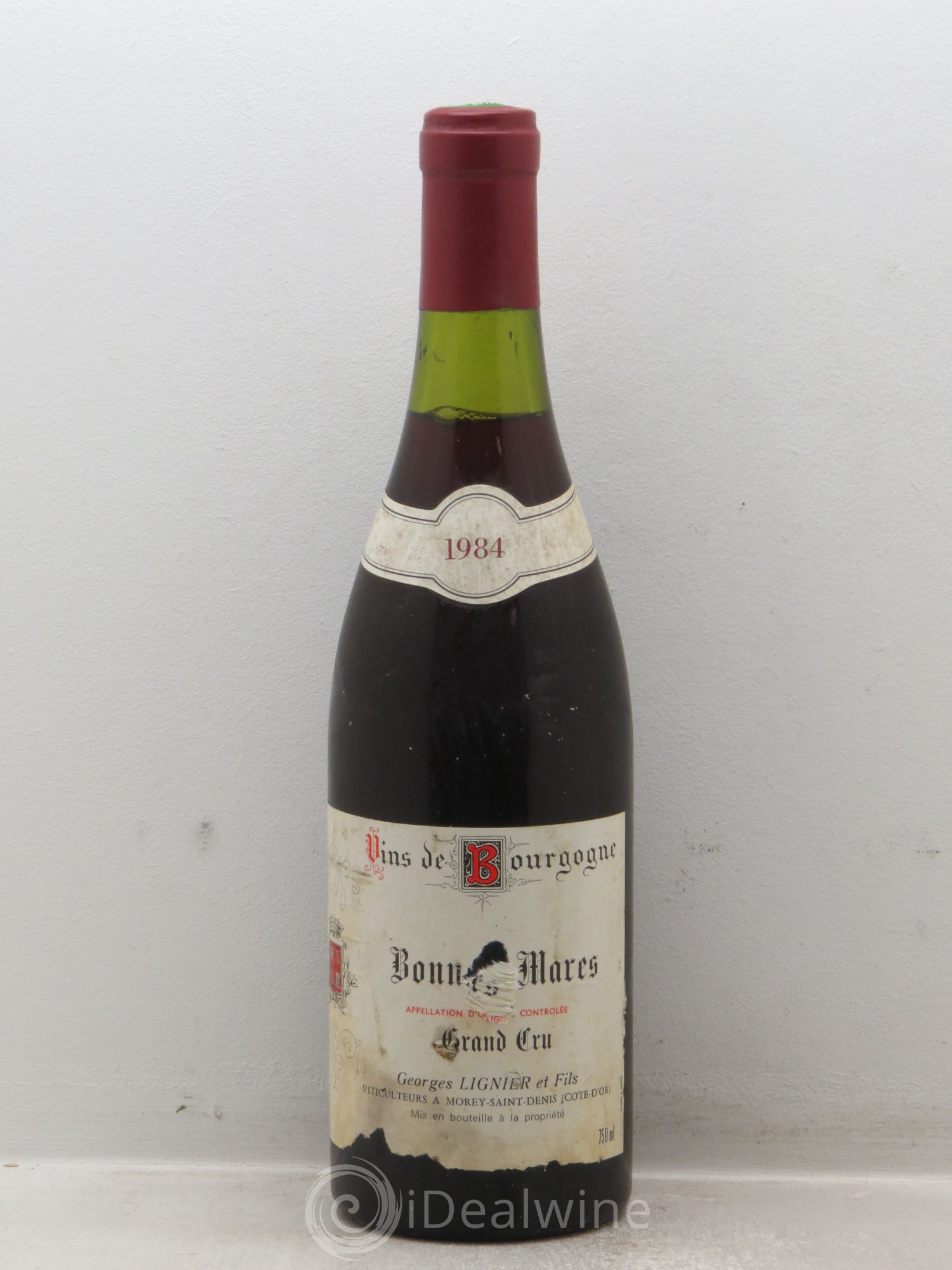 Bonnes-Mares Grand Cru Lignier.G (sans prix de réserve) 1984 - Posten von 1 Flasche - 0