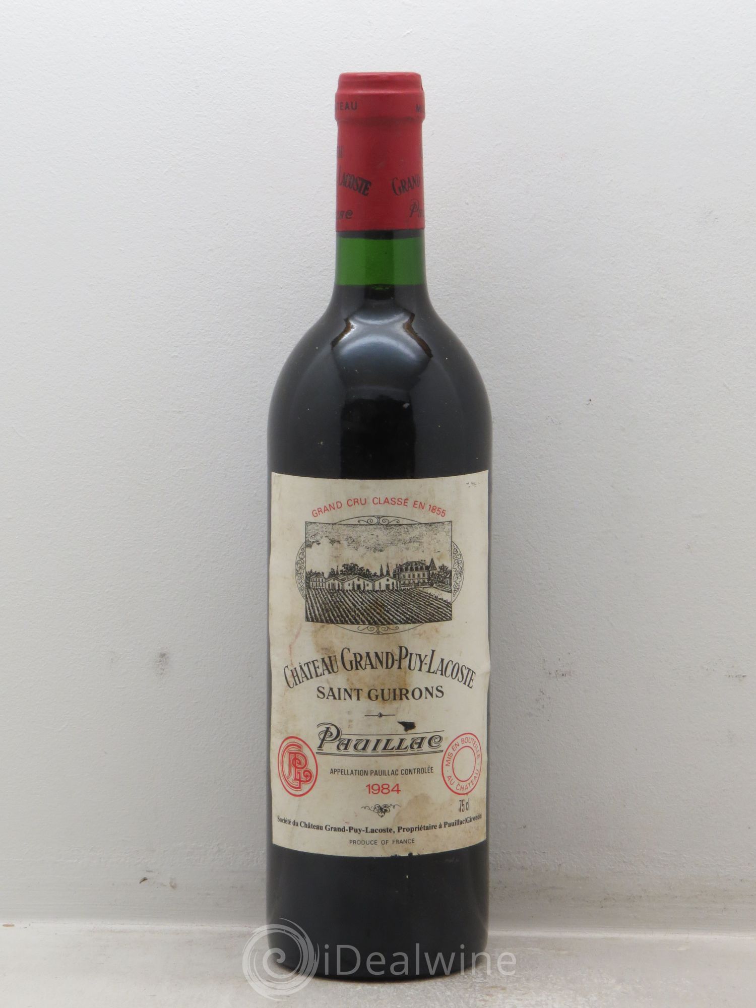 Château Grand Puy Lacoste 5ème Grand Cru Classé 1984 - Lot de 6 bouteilles - 0