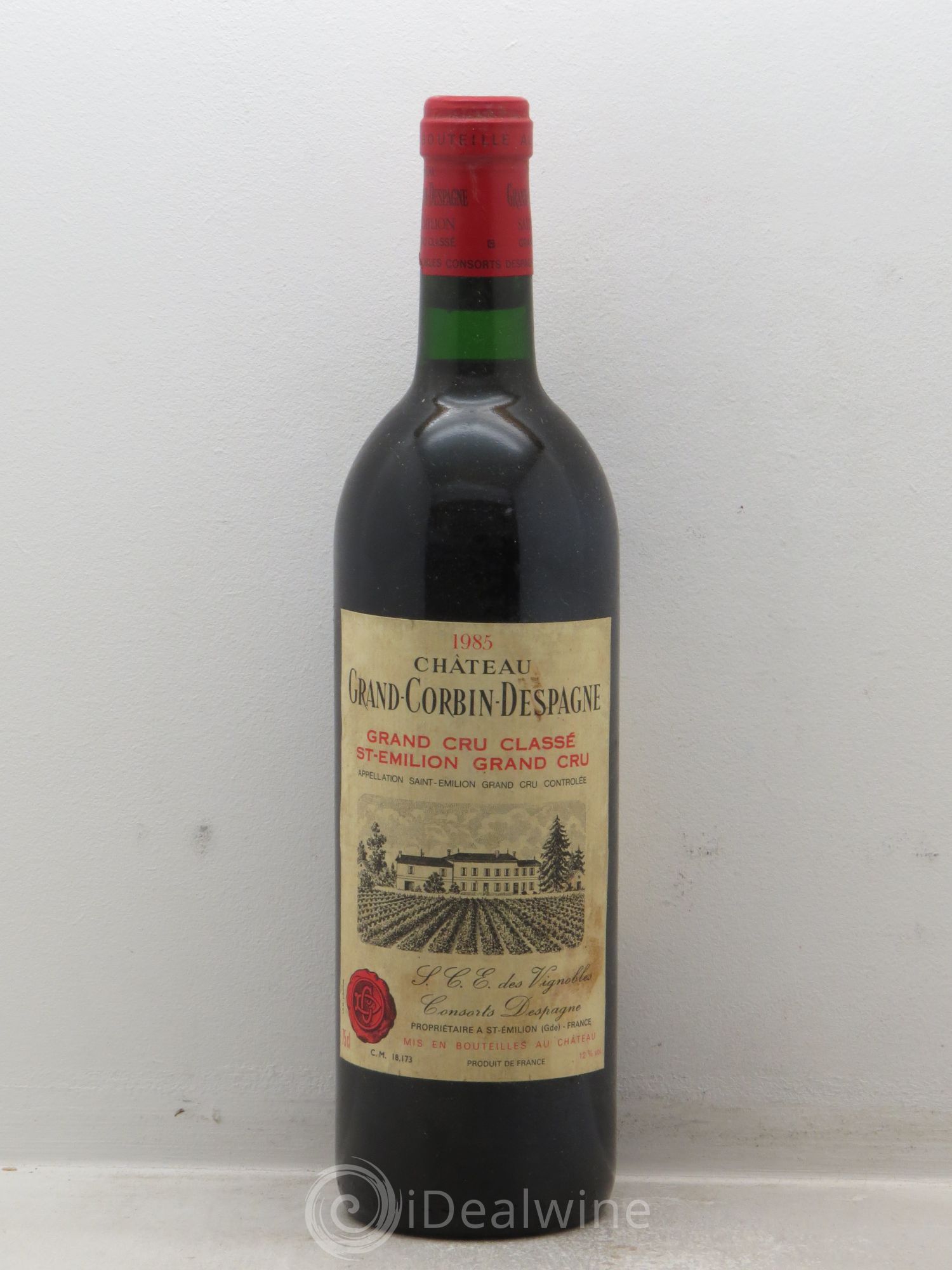 Château Grand Corbin Despagne Grand Cru Classé null 1985 - Lot of 1 bottle - 0