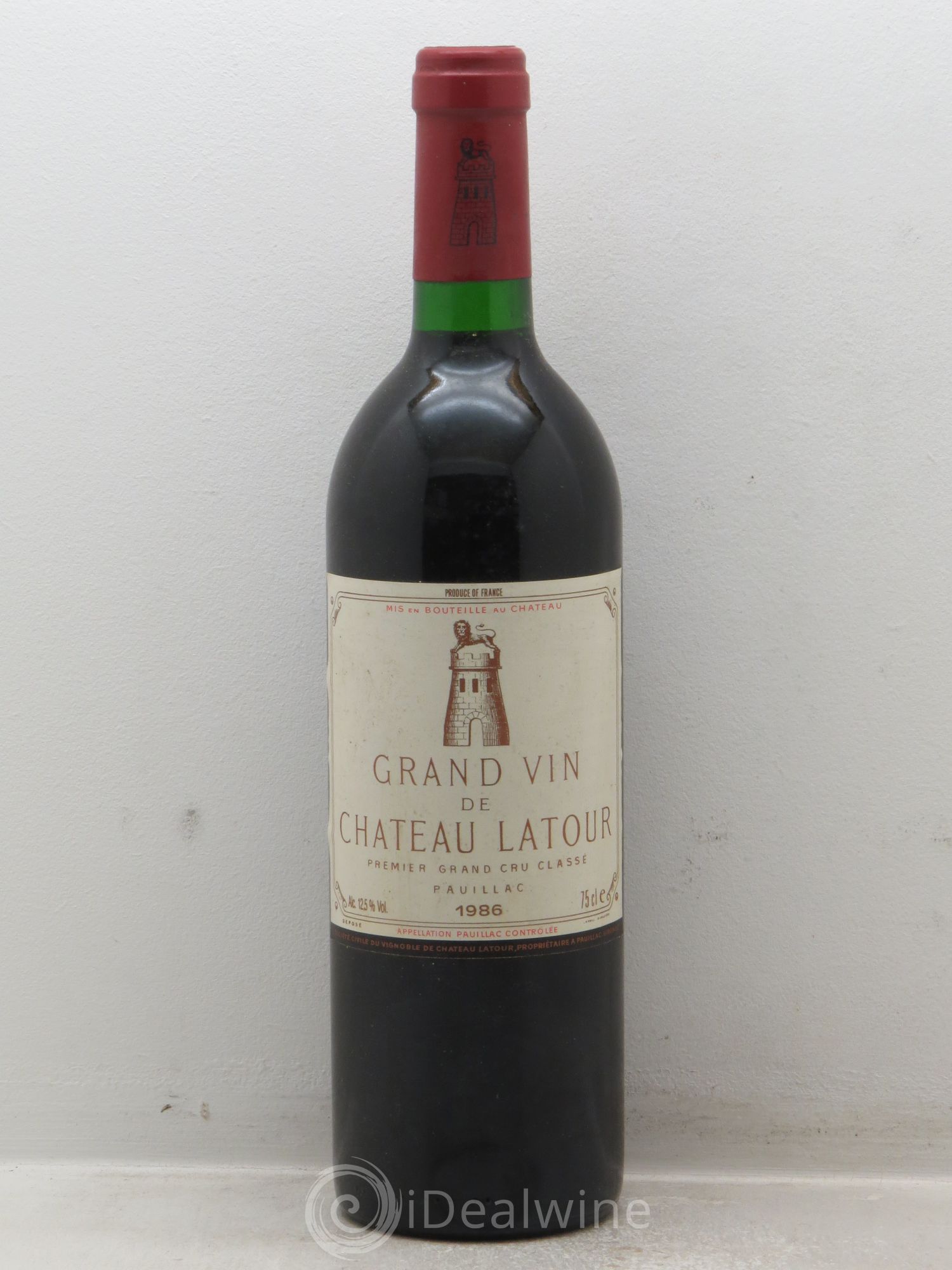 Château Latour 1er Grand Cru Classé 1986 - Lot de 1 bouteille - 0