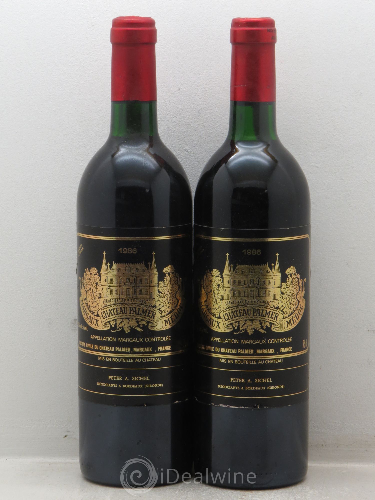 Château Palmer 3ème Grand Cru Classé 1986 - Lot de 2 bouteilles - 0