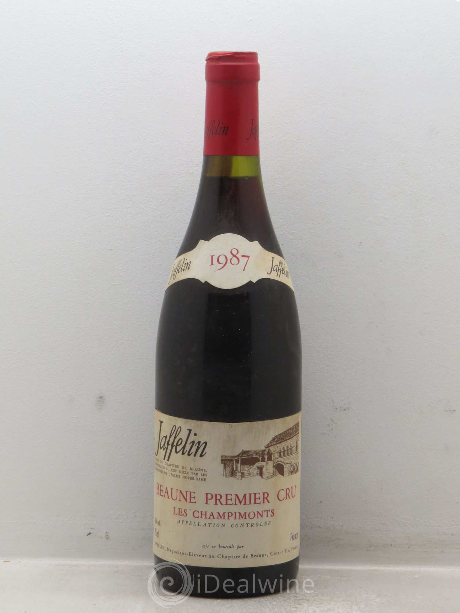 Beaune 1er Cru Les Champimonts (sans prix de réserve - no reserve) 1987 - Posten von 1 Flasche - 0