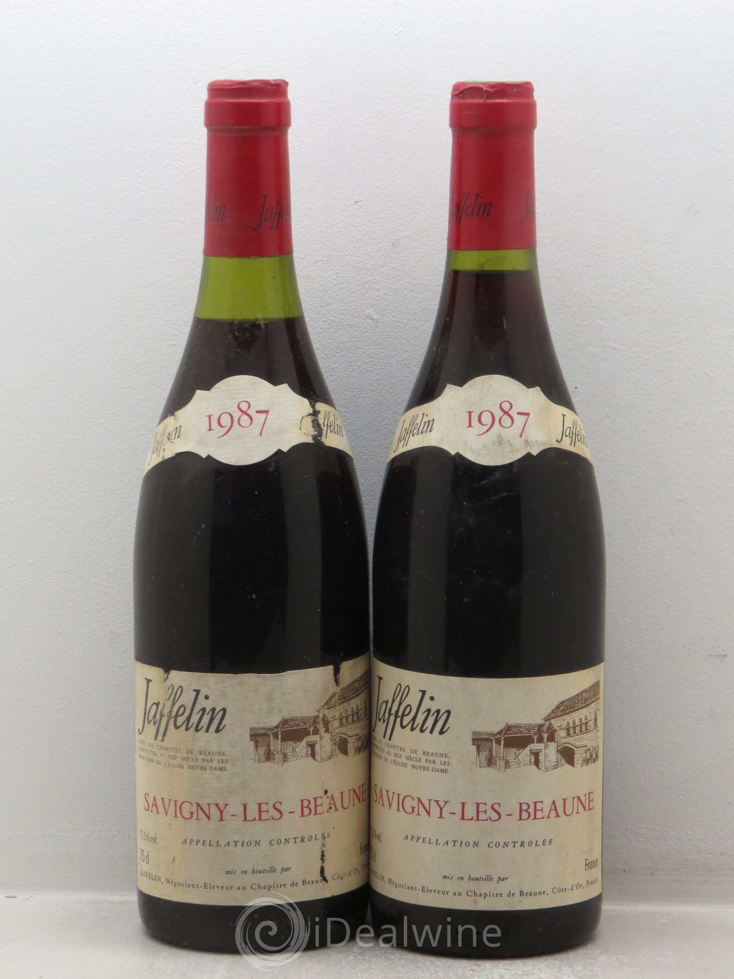 Savigny-lès-Beaune Domaine Jaffelin (sans prix de réserve - no reserve) 1987 - Posten von 2 Flaschen - 0