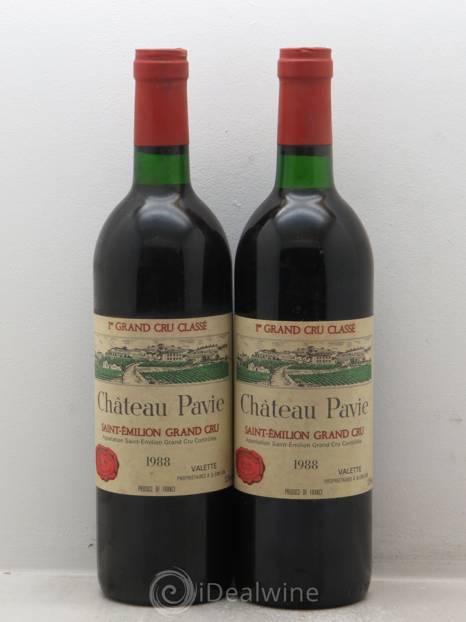 Château Pavie 1er Grand Cru Classé A 1988 - Lot de 2 bouteilles - 0
