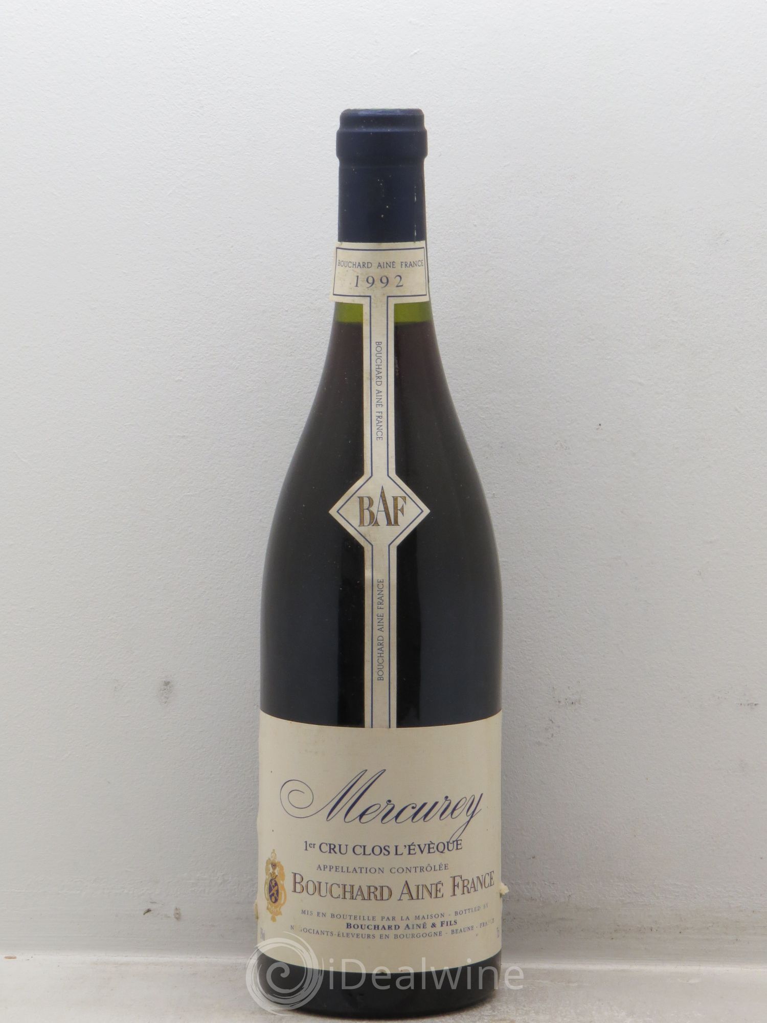 Mercurey 1er Cru Le Clos l'Evêque Bouchard Père & Fils Cuvée Spéciale 1992 - Lot de 6 bouteilles - 0