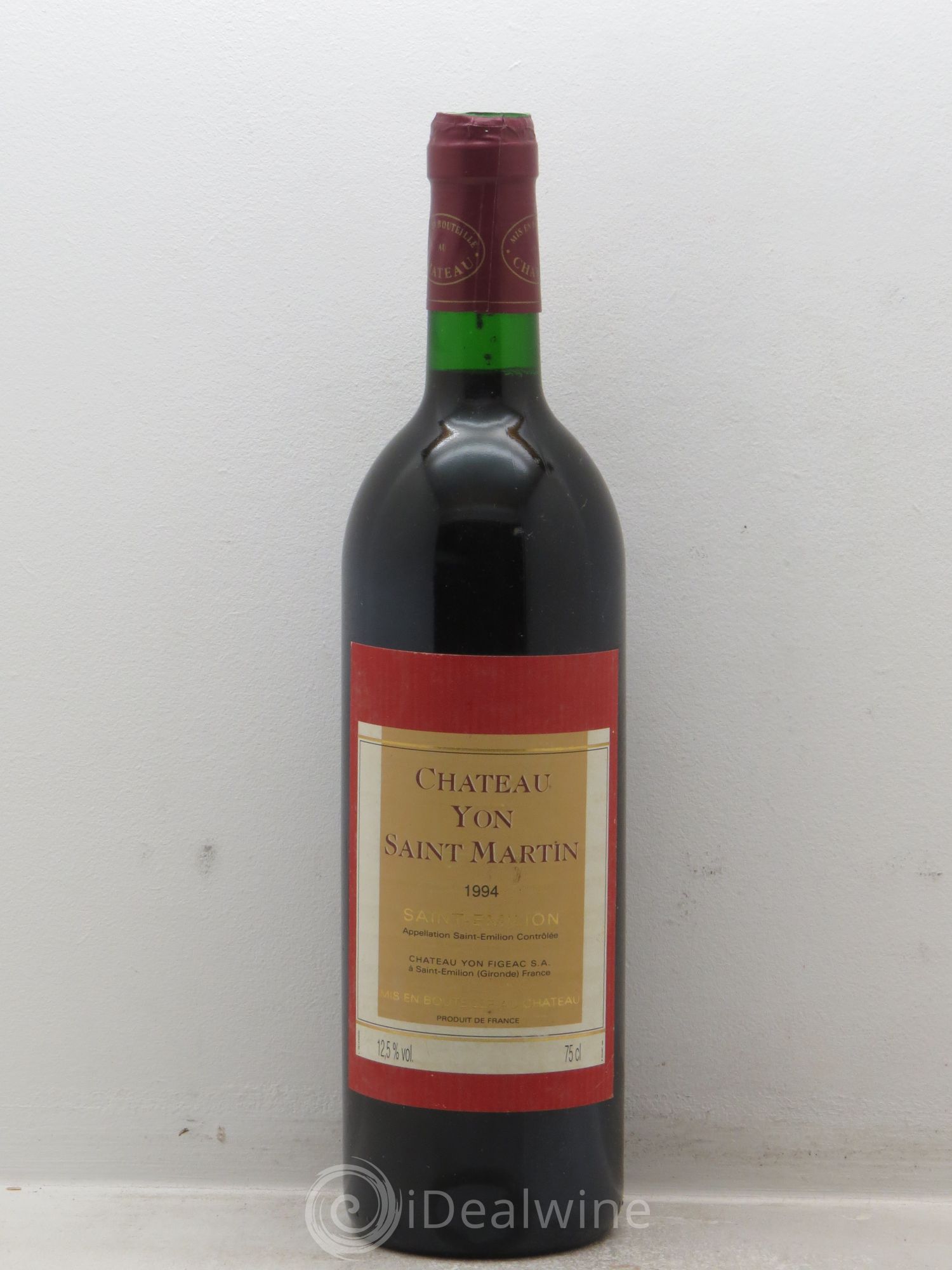 Saint-Émilion Château Yon Saint Martin (sans prix de réserve) 1994 - Posten von 1 Flasche - 0