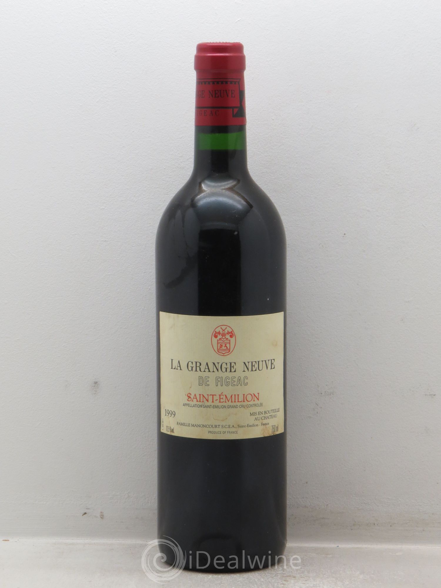 Saint-Émilion Château la Grange neuve de Figeac (sans prix de réserve - no reserve) 1999 - Posten von 1 Flasche - 0