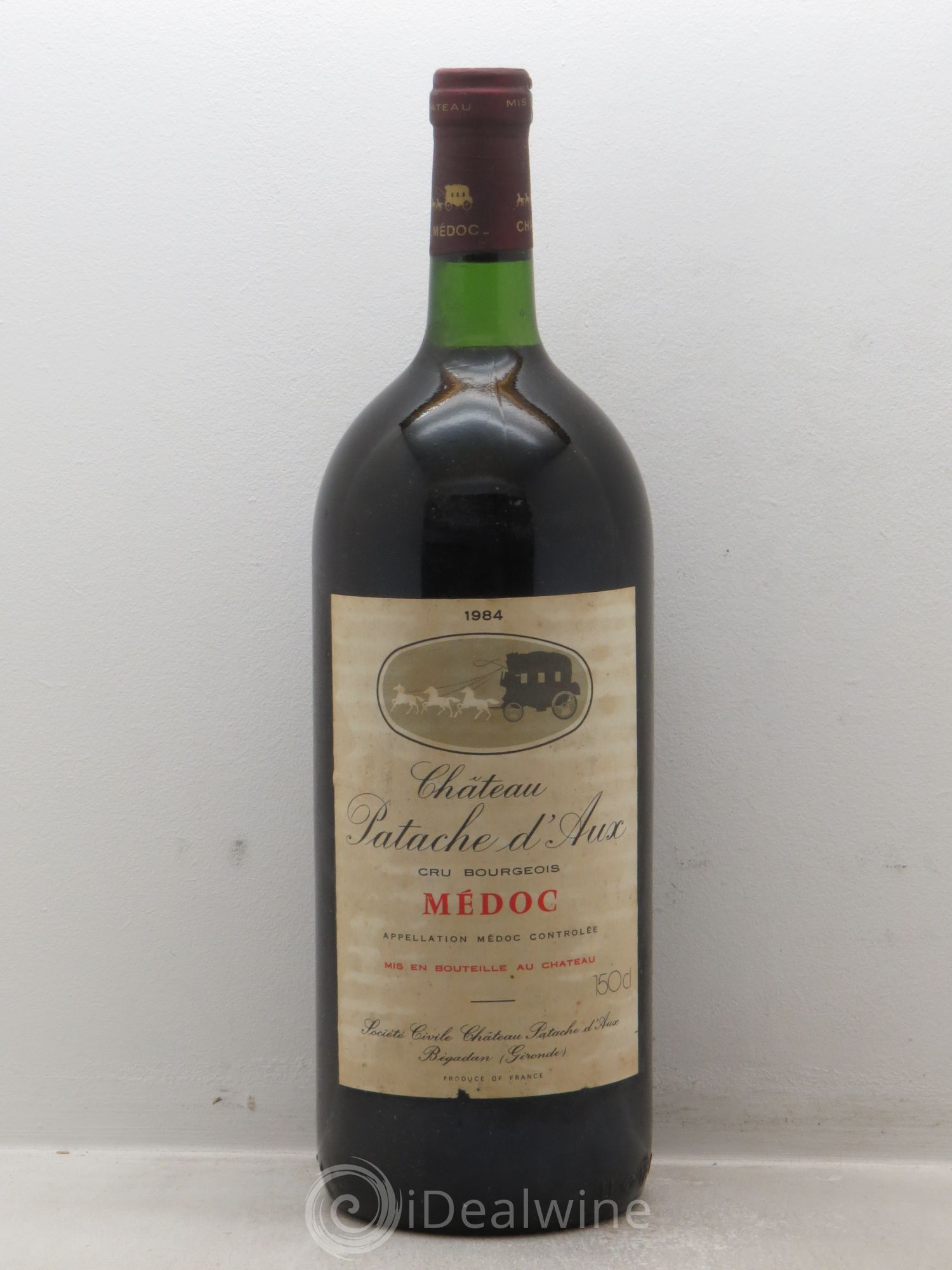 Château Patache d'Aux Cru Bourgeois 1984 - Lot de 1 magnum - 0
