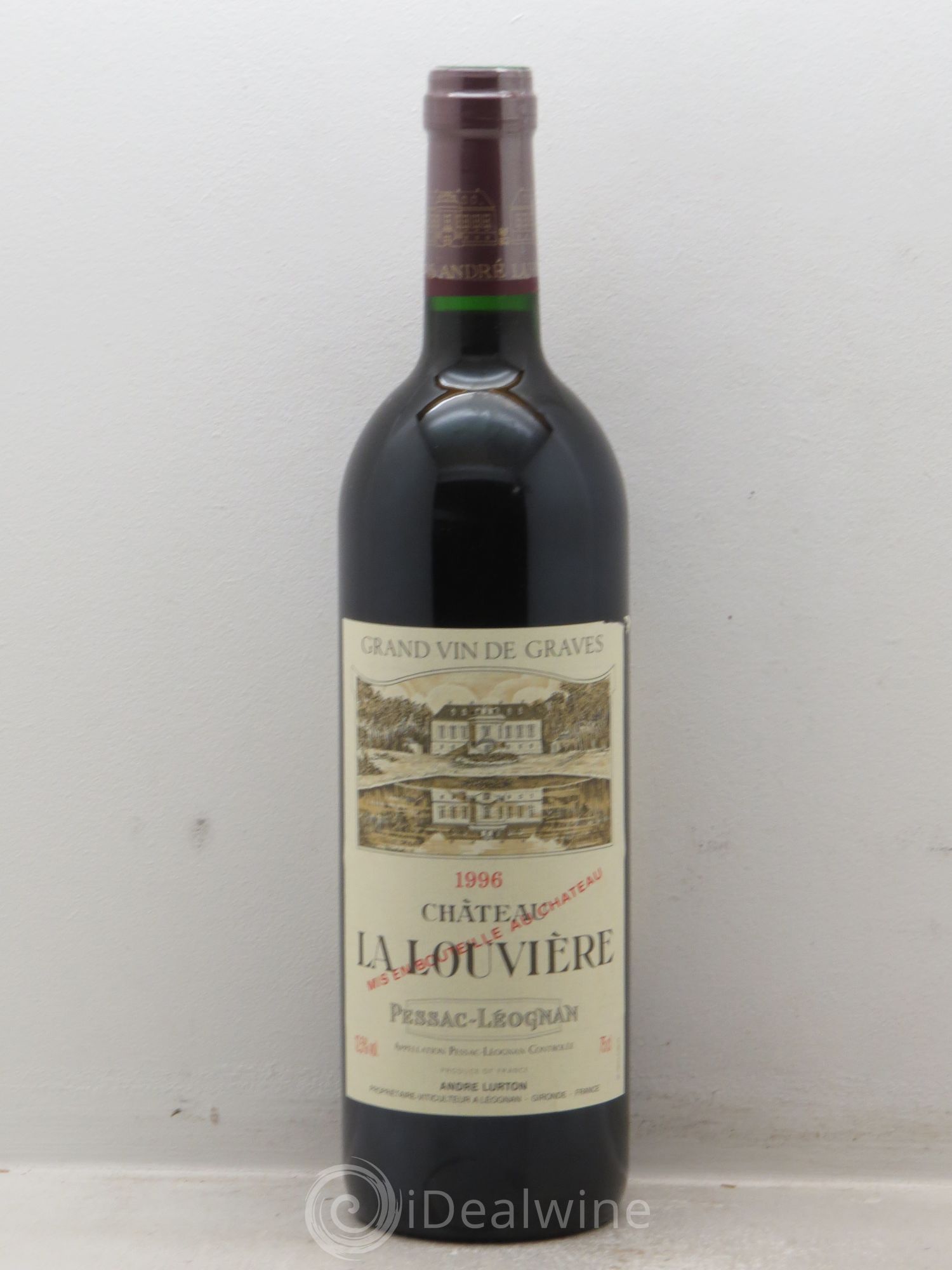 Château la Louvière 1996 - Lot de 12 bouteilles - 0