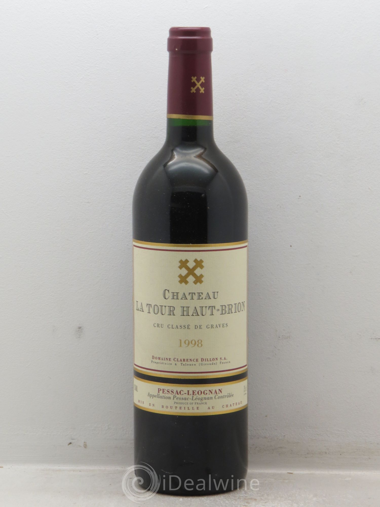 Château la Tour Haut-Brion Cru Classé de Graves 1998 - Lot de 12 bouteilles - 0
