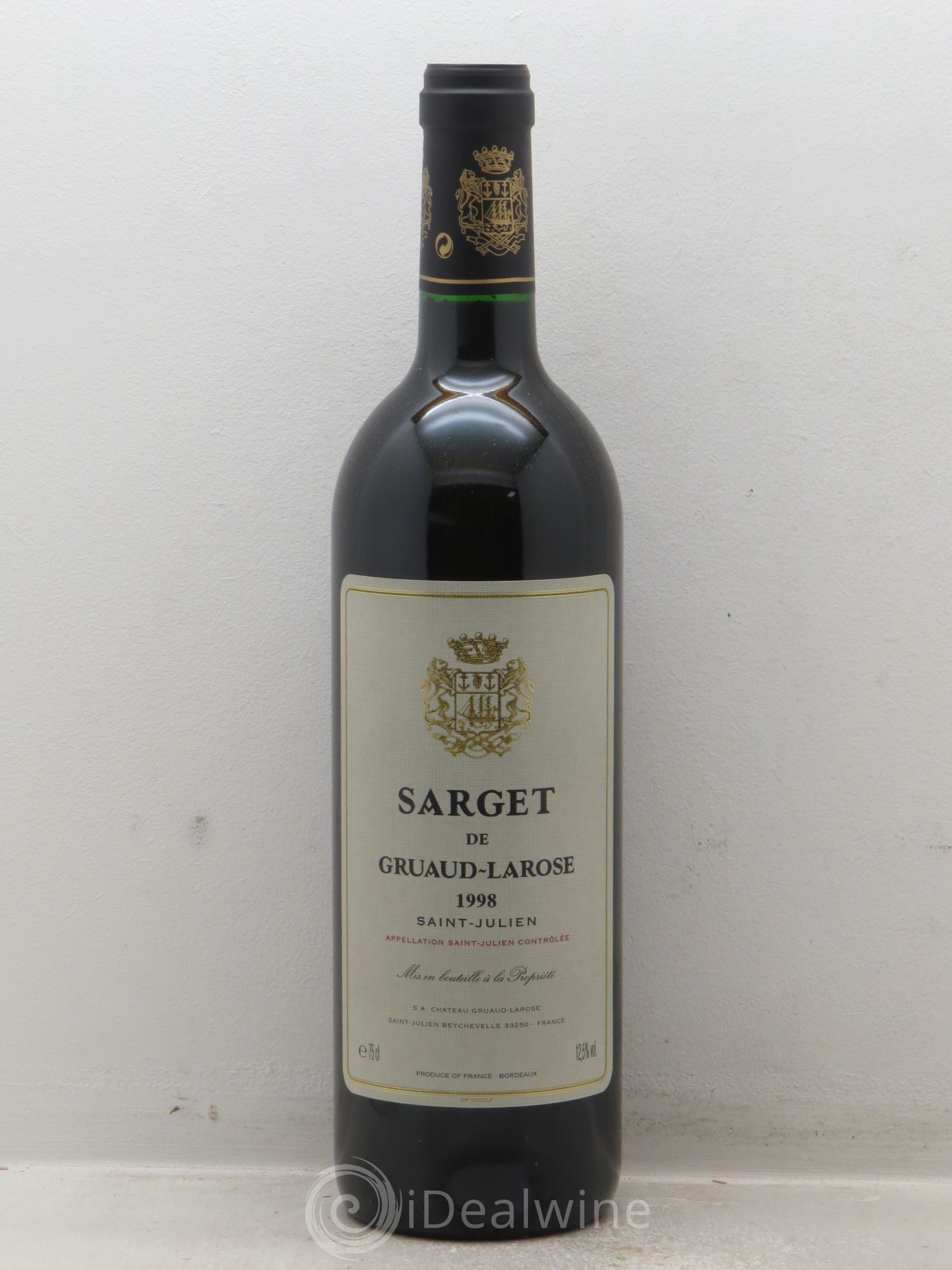 Sarget de Gruaud Larose Second Vin 1998 - Lot de 12 bouteilles - 0
