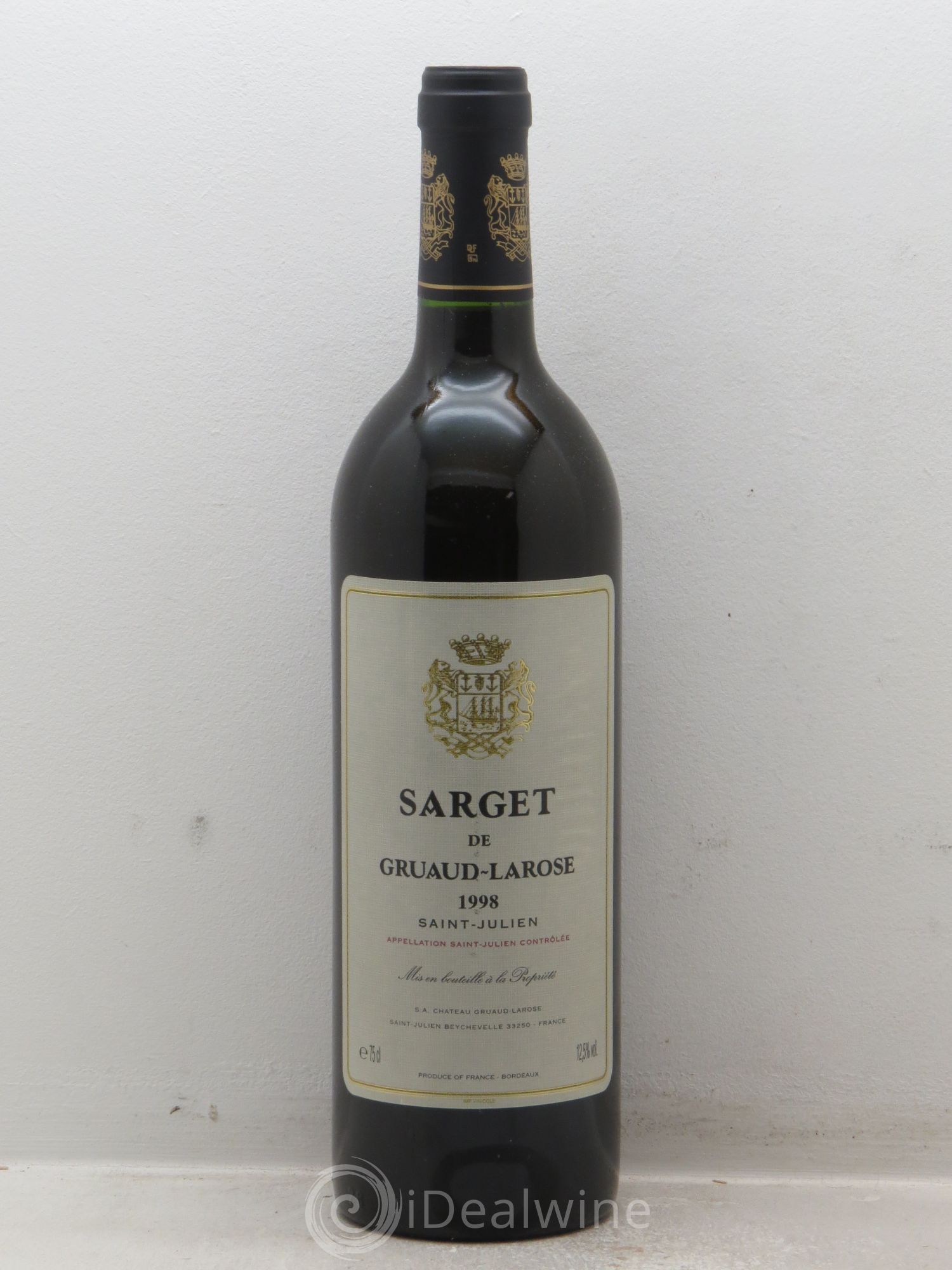 Sarget de Gruaud Larose Second Vin 1998 - Lot de 12 bouteilles - 0