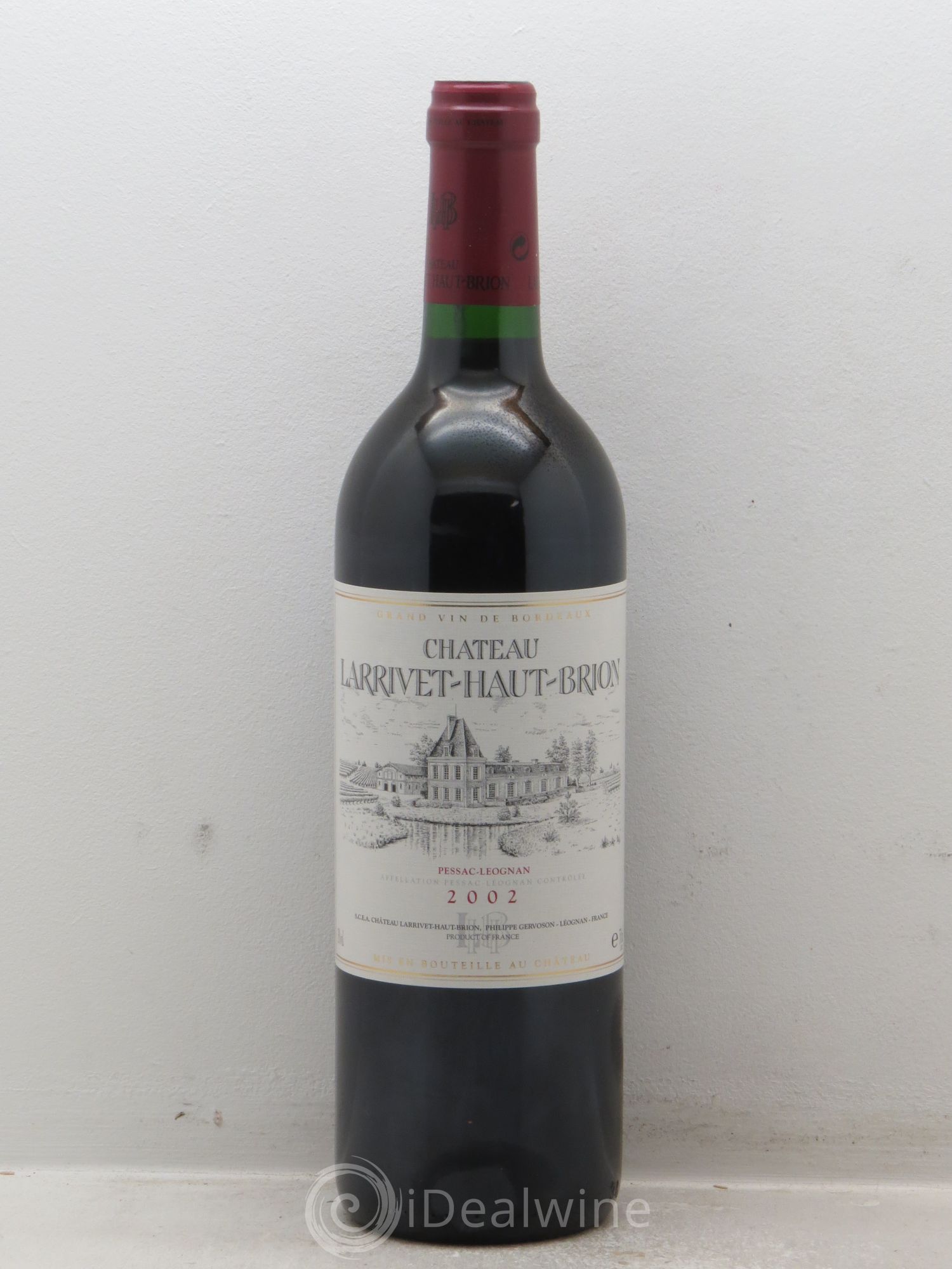 Château Larrivet Haut-Brion 2002 - Lot de 12 bouteilles - 0