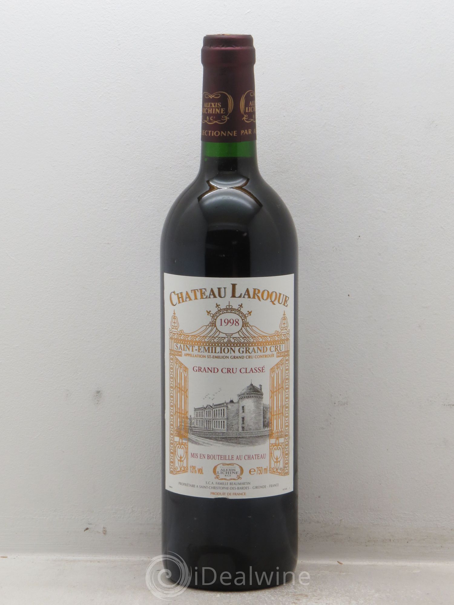 Château Laroque Grand Cru Classé 1998 - Lot de 6 bouteilles - 0