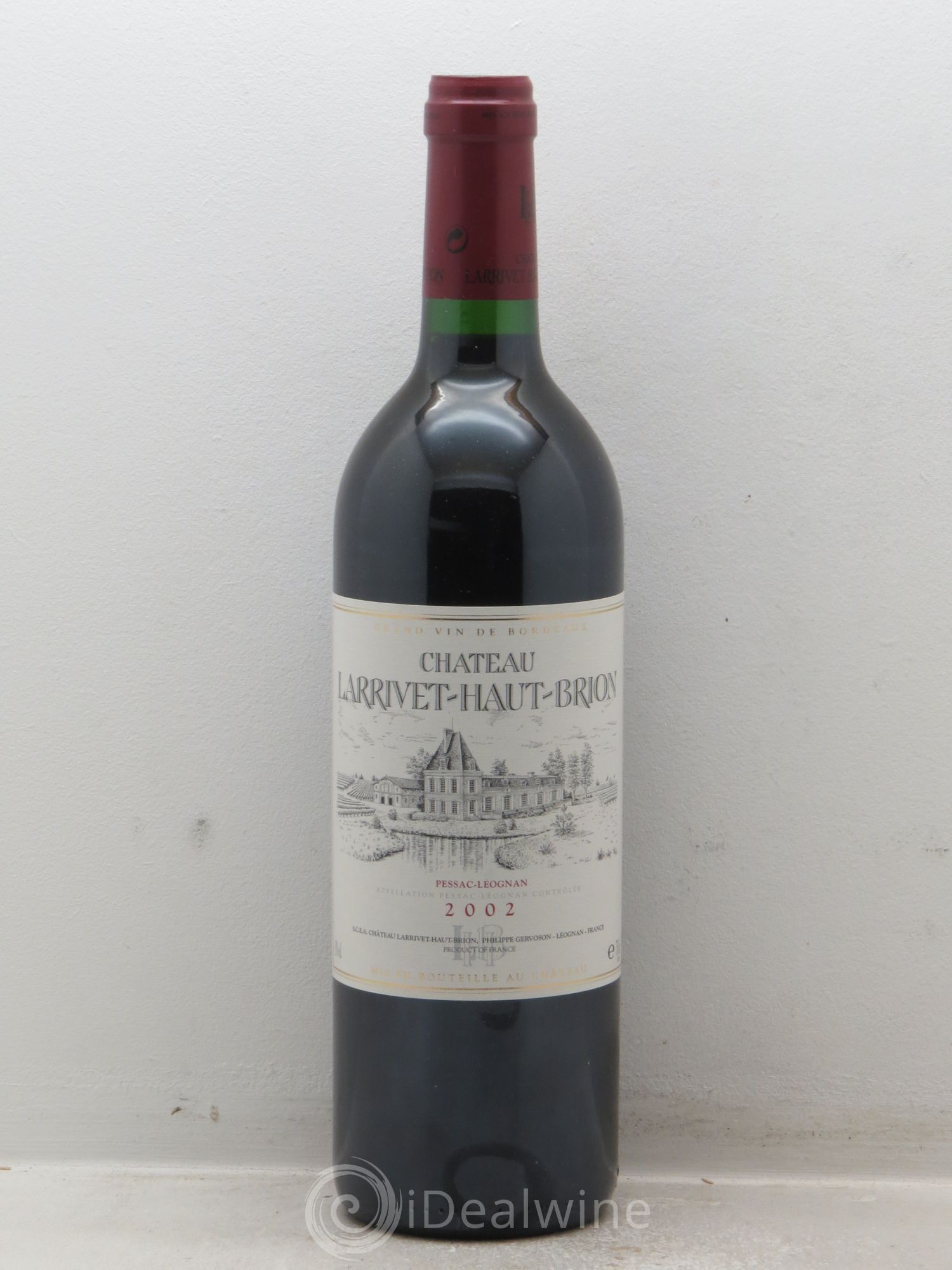 Château Larrivet Haut-Brion 2002 - Lot de 12 bouteilles - 0