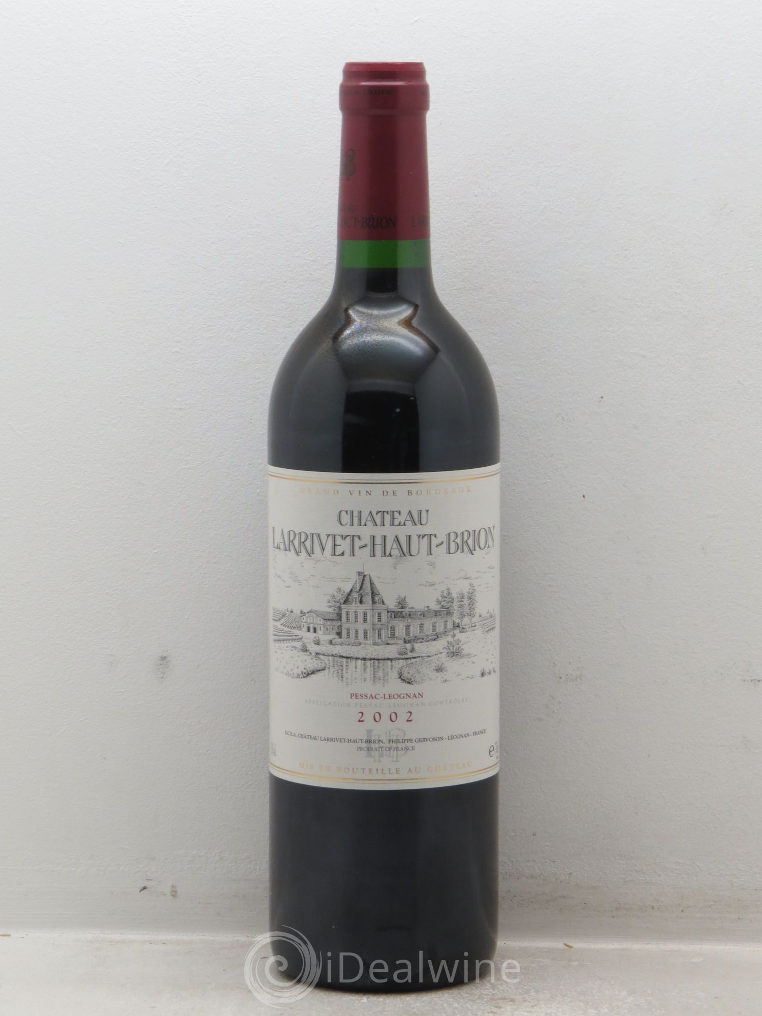 Château Larrivet Haut-Brion 2002 - Lot de 12 bouteilles - 0