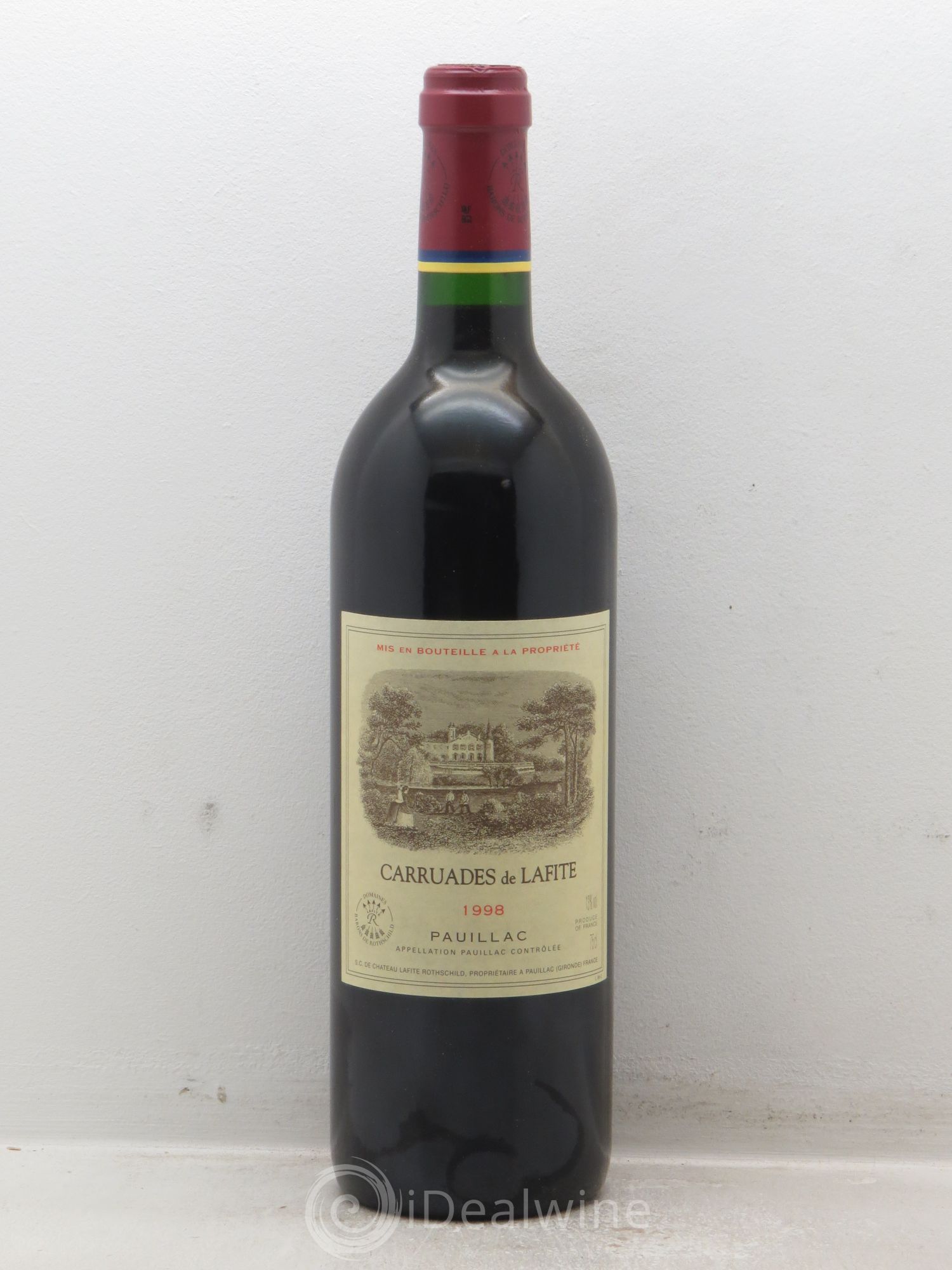 Carruades de Lafite Rothschild Second Vin 1998 - Lot de 12 bouteilles - 0