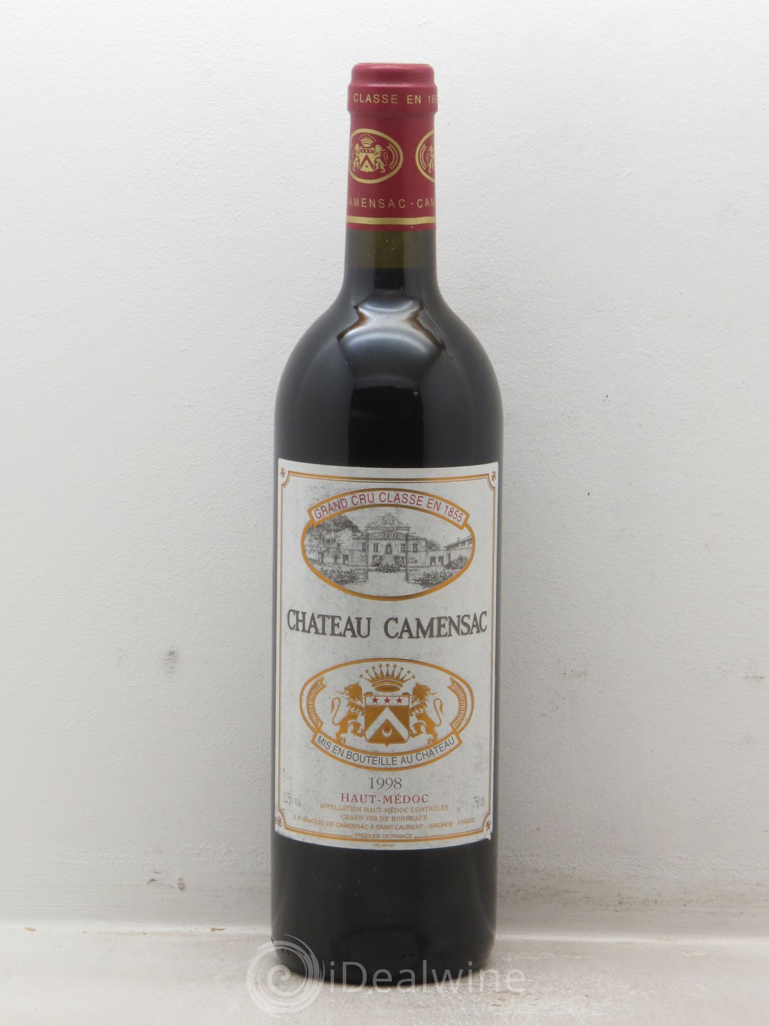 Château Camensac 5ème Grand Cru Classé 1998 - Lot de 12 bouteilles - 0