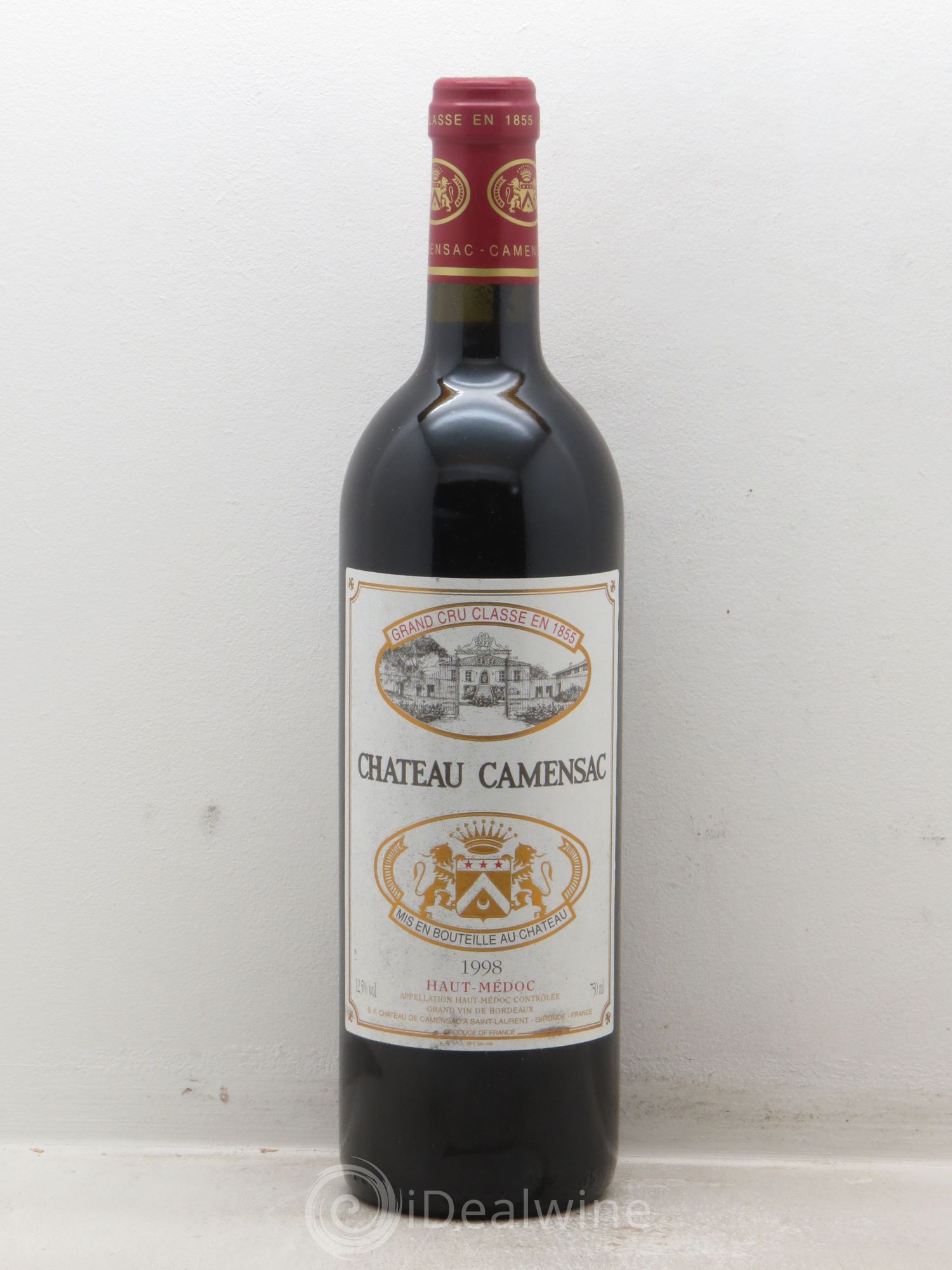 Château Camensac 5ème Grand Cru Classé 1998 - Lot de 12 bouteilles - 0