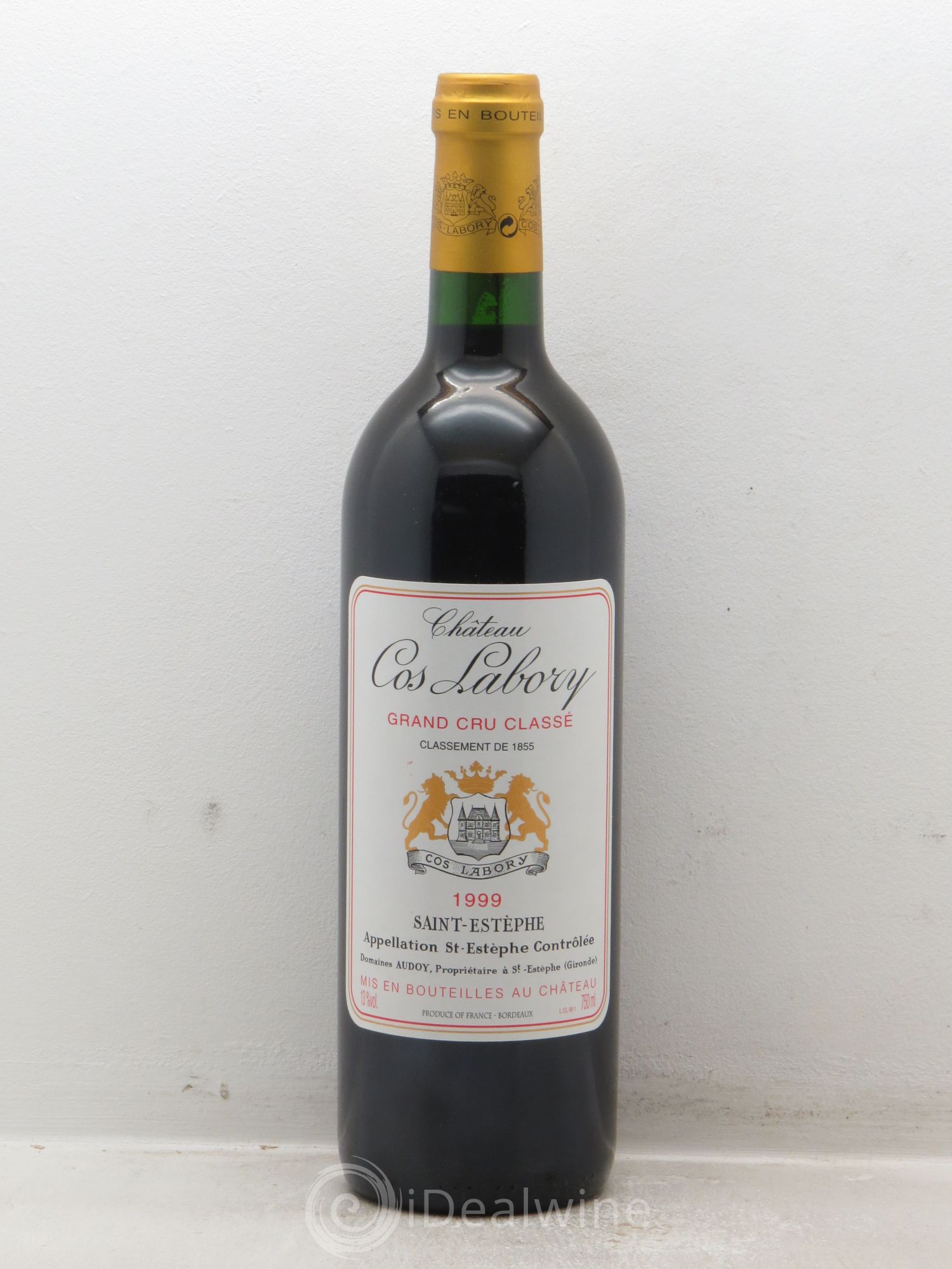 Château Cos Labory 5ème Grand Cru Classé 1999 - Lot de 12 bouteilles - 0