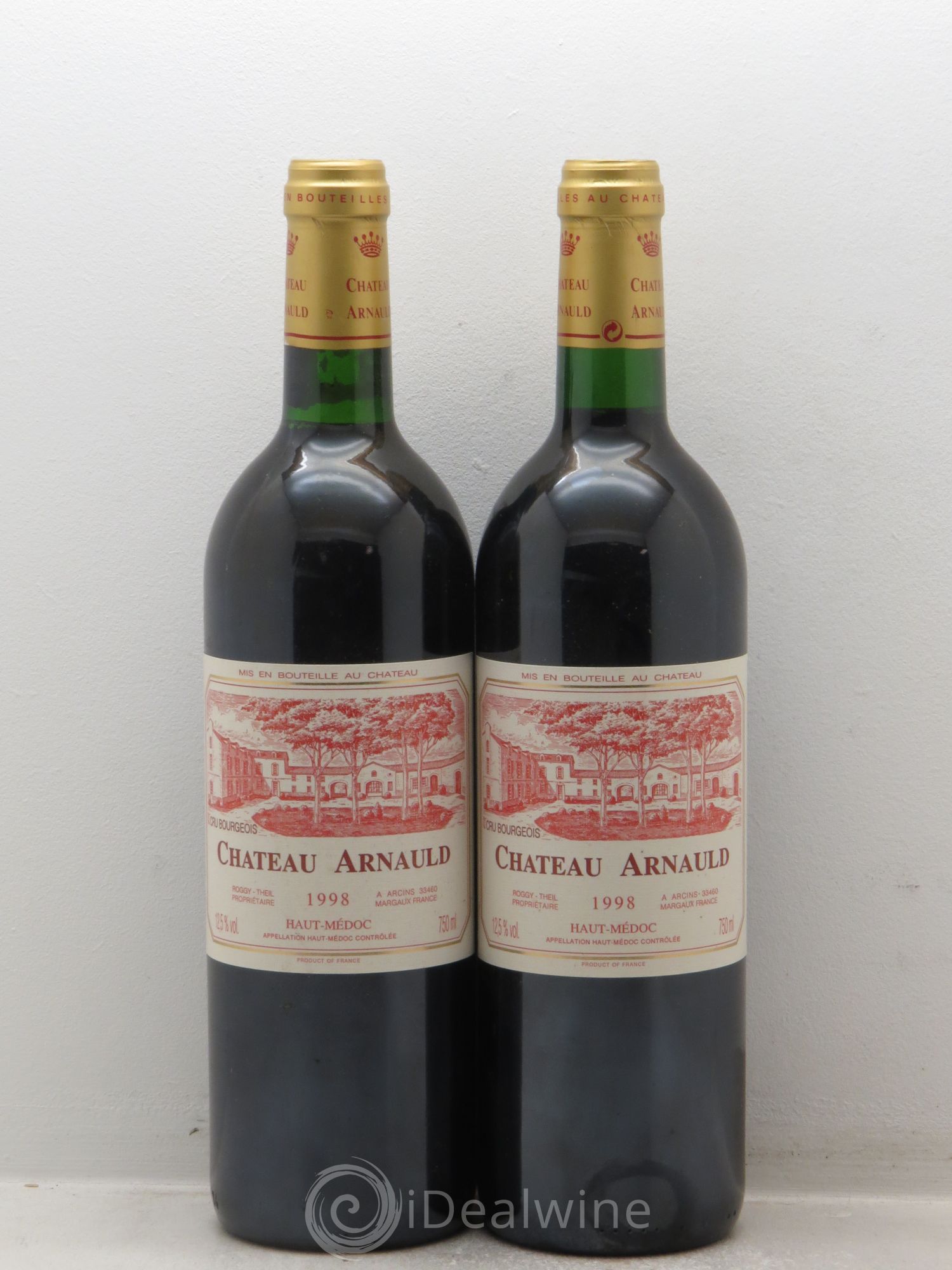 Haut Médoc Château Arnaud Roggy Theil 1998 - Posten von 2 Flaschen - 0