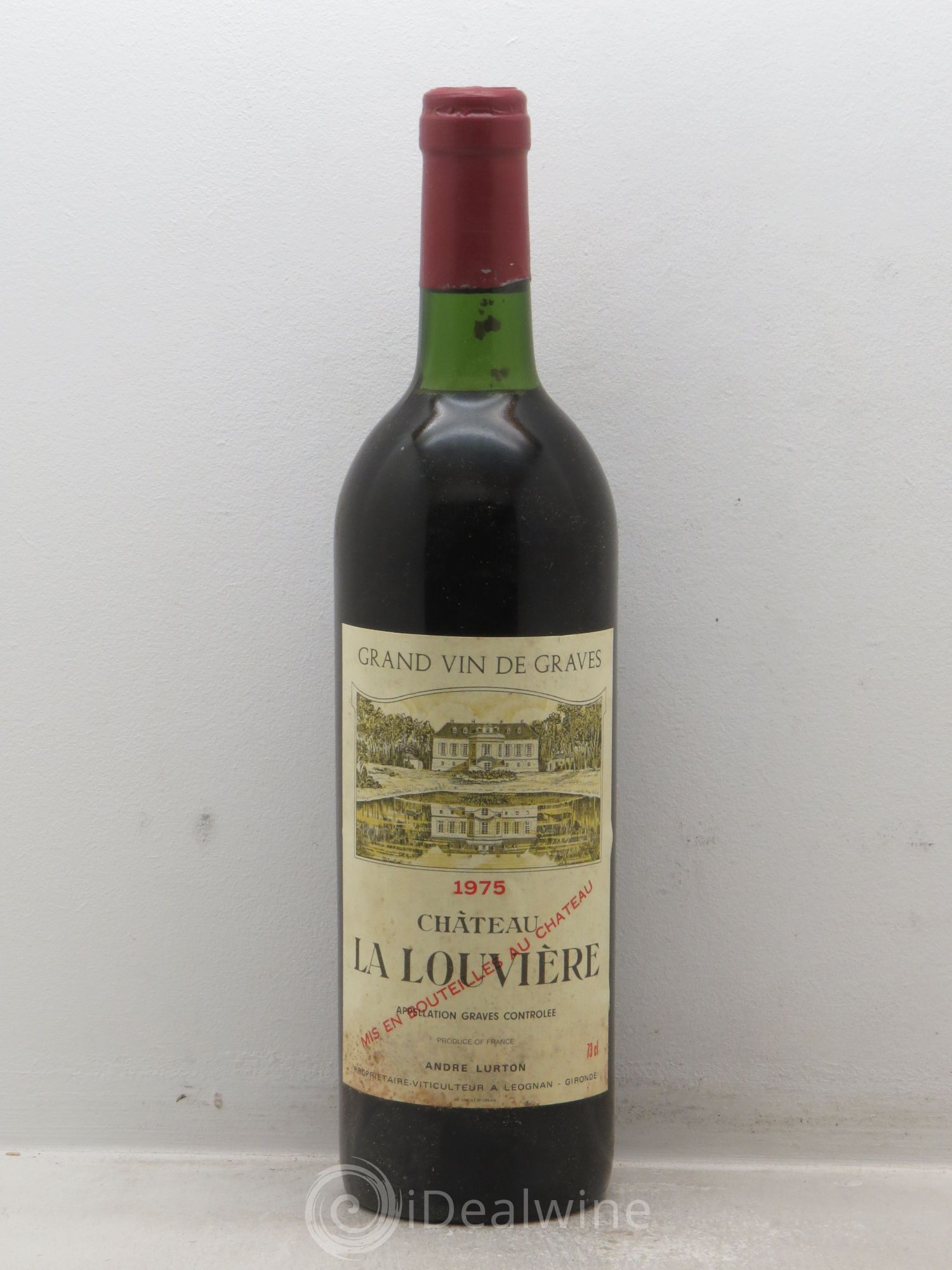Château la Louvière 1975 - Lot de 12 bouteilles - 0