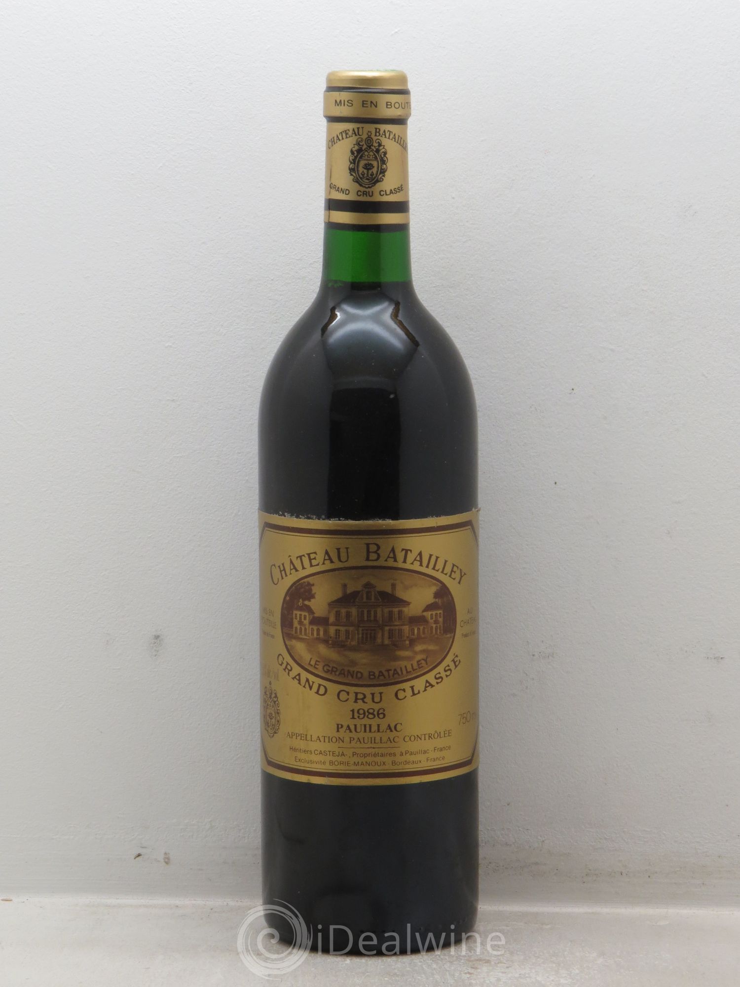 Château Batailley 5ème Grand Cru Classé null 1986 - Lot of 1 bottle - 0
