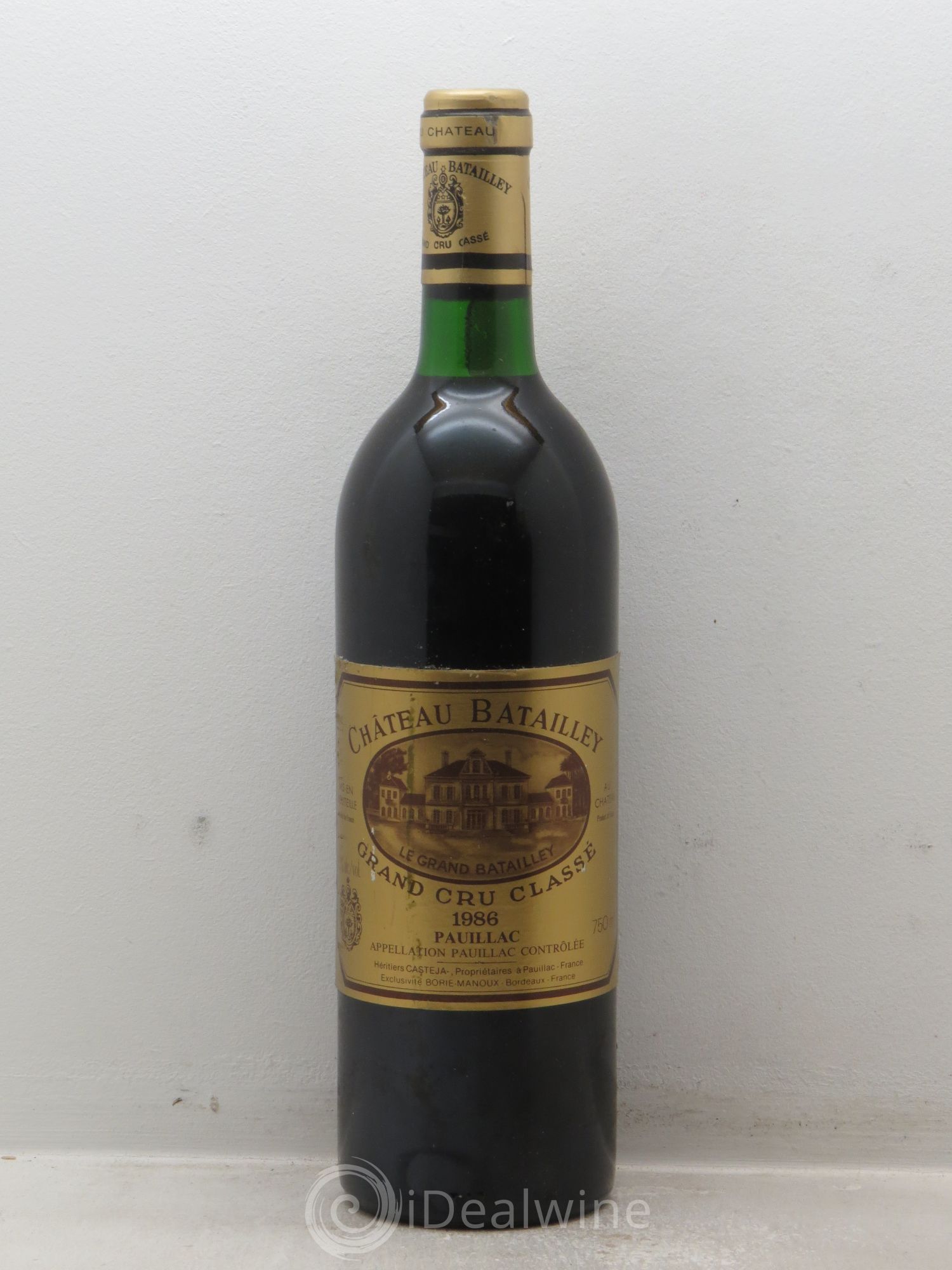 Château Batailley 5ème Grand Cru Classé 1986 - Lot de 6 bouteilles - 0