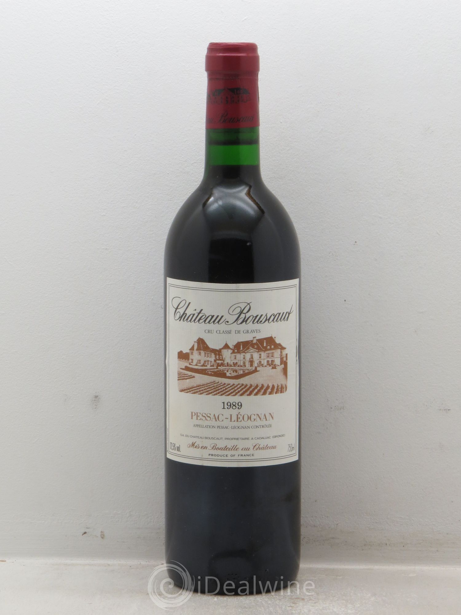 Château Bouscaut Cru Classé de Graves 1989 - Lot de 6 bouteilles - 0