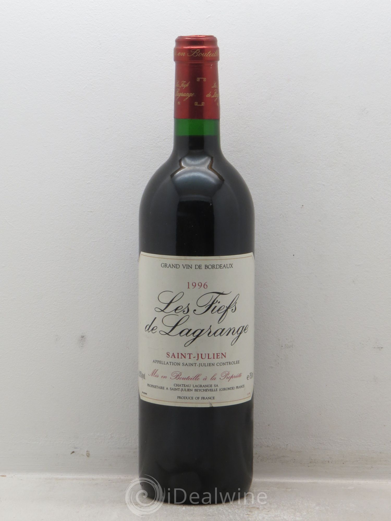 Les Fiefs de Lagrange Second Vin (sans prix de réserve - no reserve) 1996 - Posten von 1 Flasche - 0