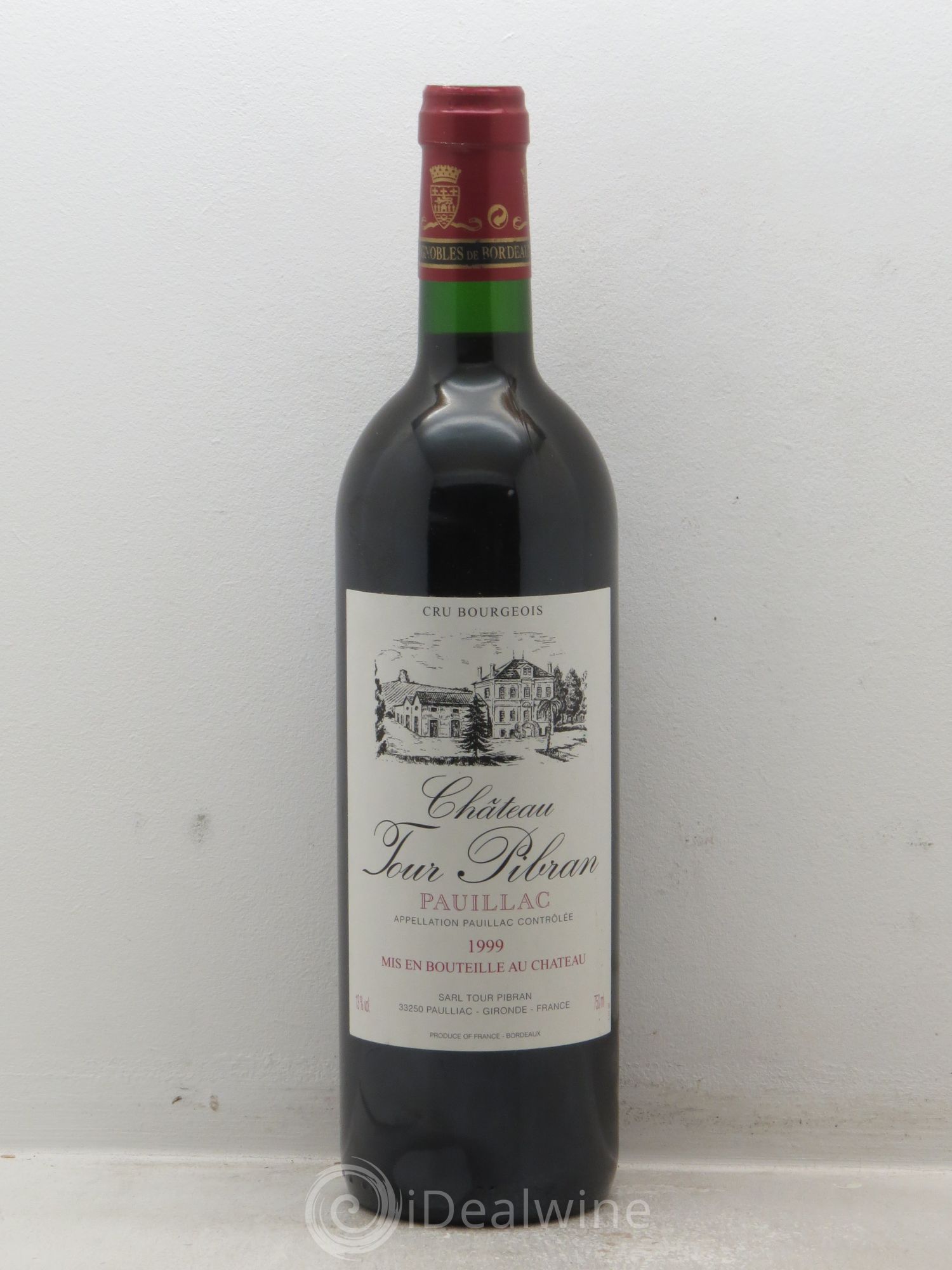 Château Tour Pibran Cru Bourgeois (sans prix de réserve - no reserve) 1999 - Posten von 1 Flasche - 0