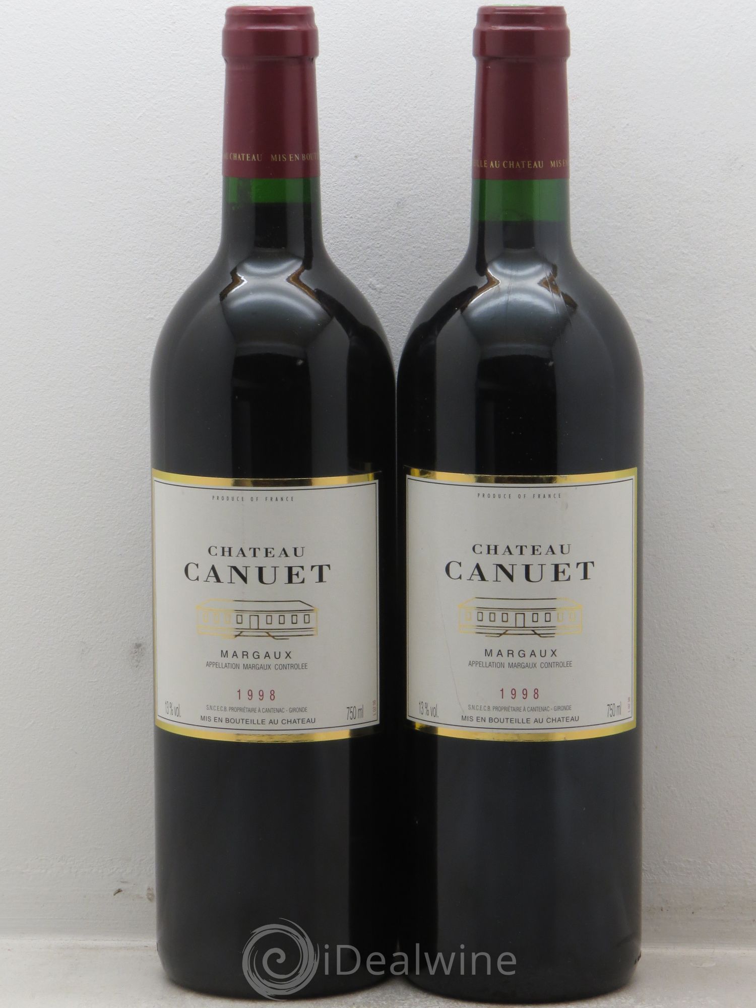 Château Canuet (sans prix de réserve - no reserve) 1998 - Posten von 2 Flaschen - 0