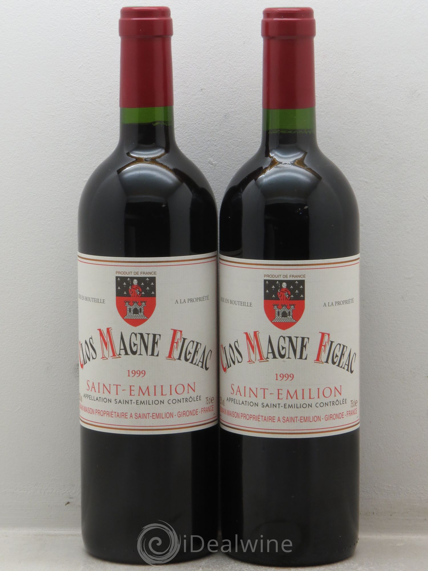 Saint-Émilion Clos Magne Figeac Romain Maison (sans prix de réserve) 1999 - Posten von 2 Flaschen - 0
