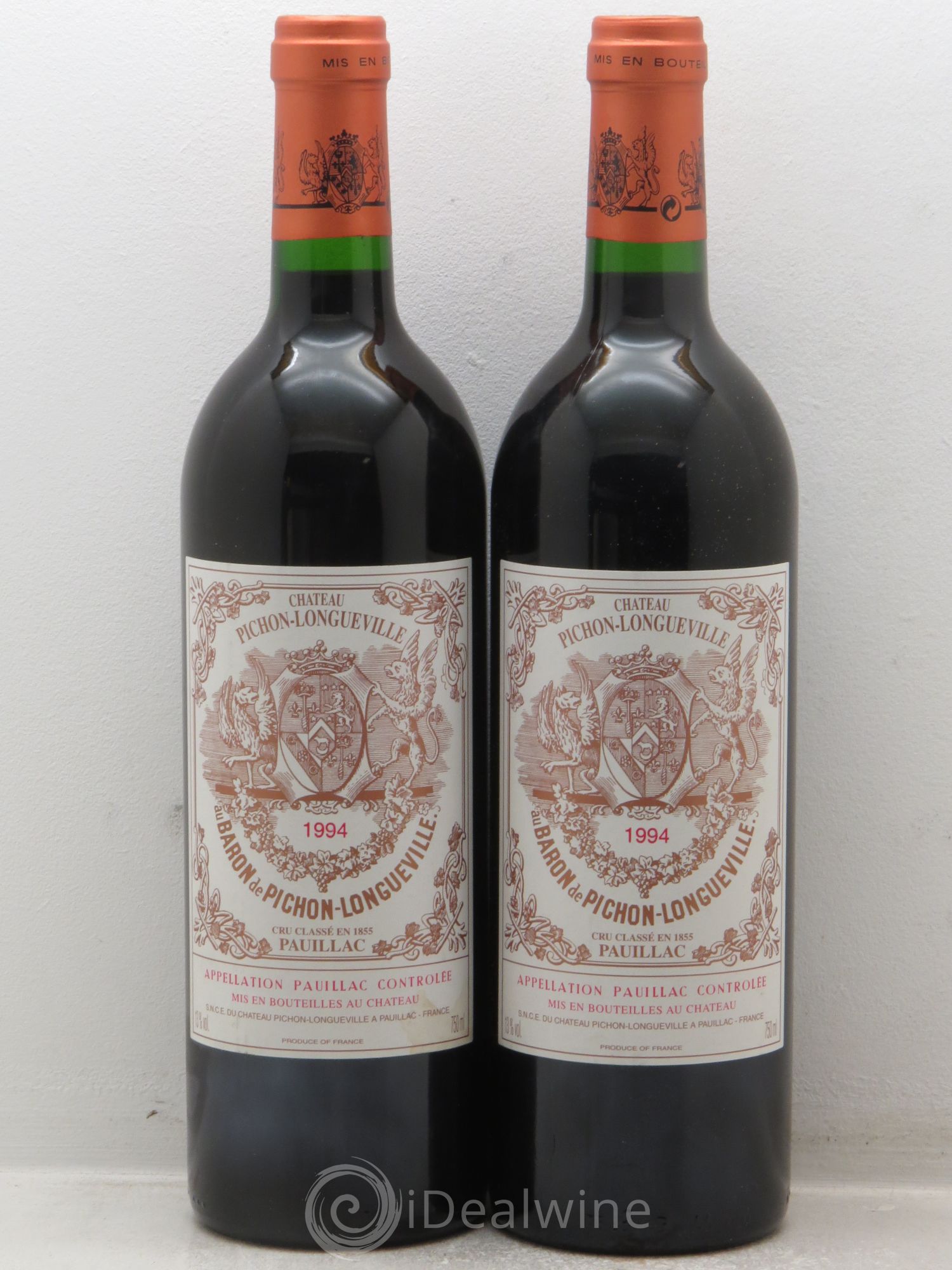Pichon Longueville Baron 2ème Grand Cru Classé 1994 - Lot de 2 bouteilles - 0