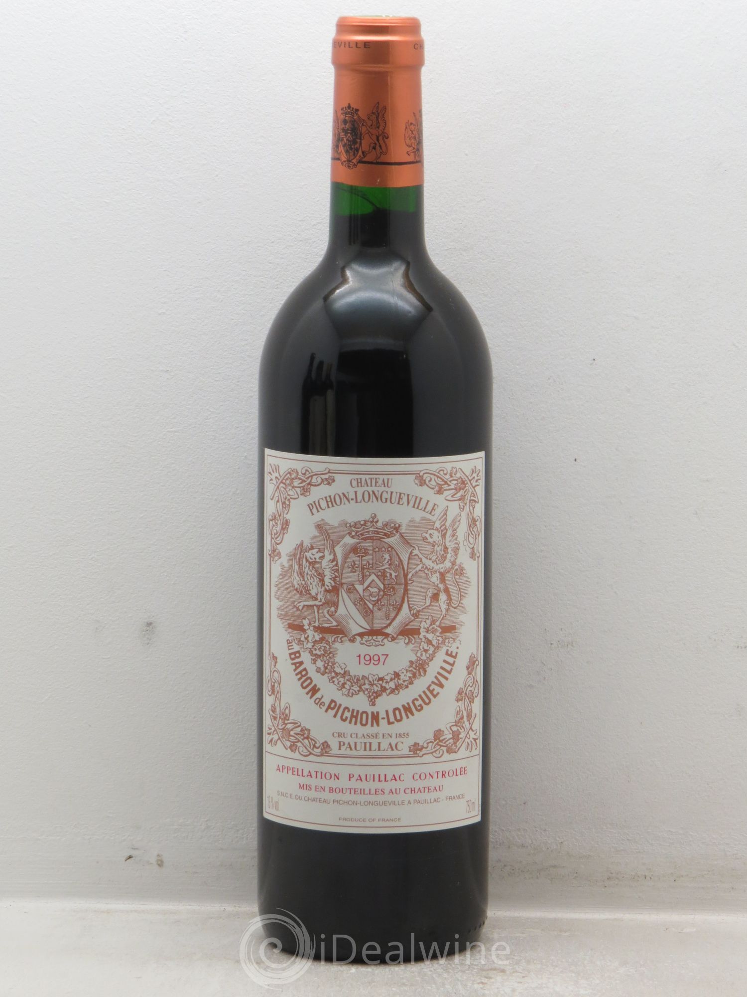 Pichon Longueville Baron 2ème Grand Cru Classé 1997 - Lot de 1 bouteille - 0