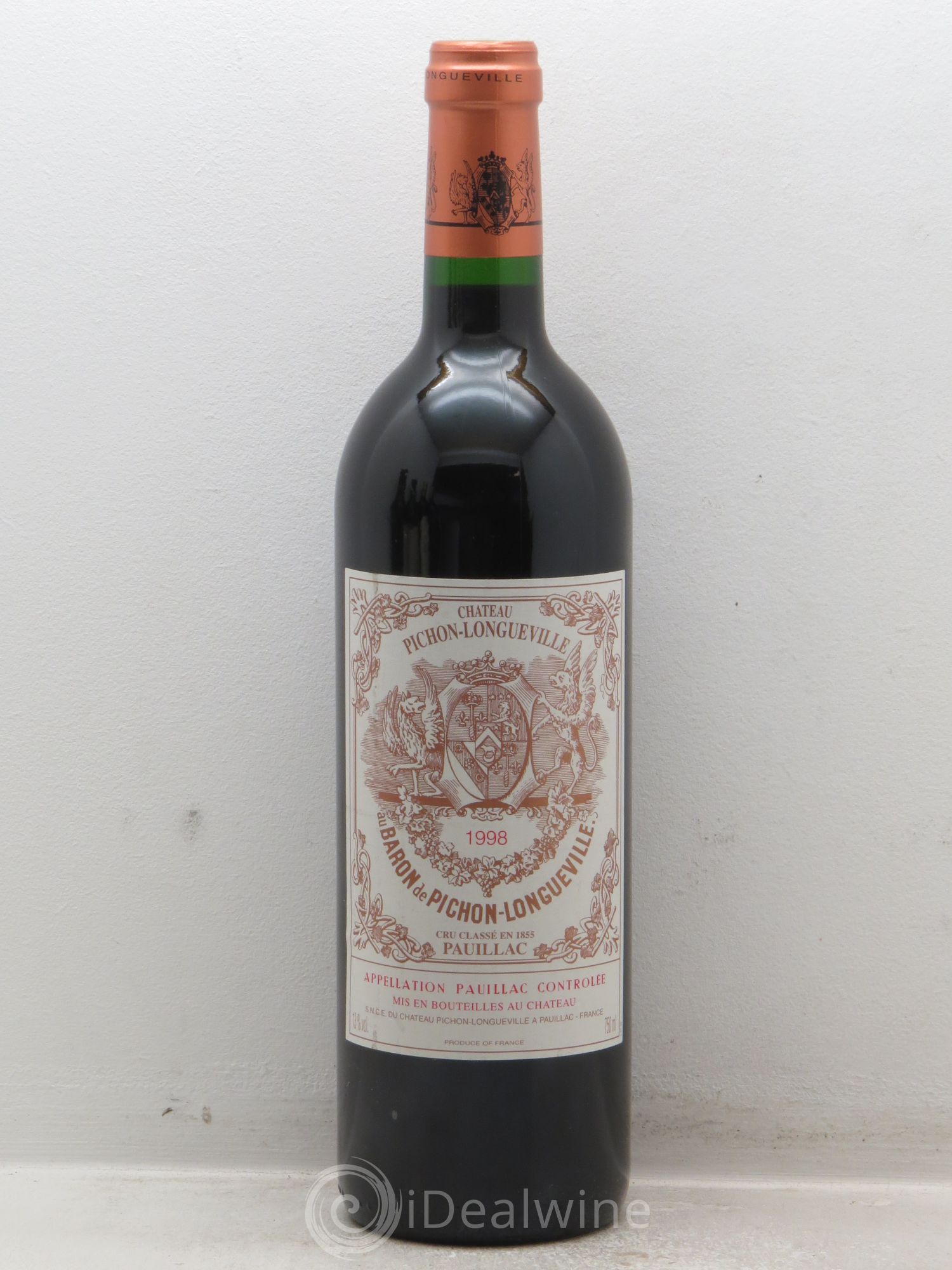 Pichon Longueville Baron 2ème Grand Cru Classé 1998 - Lot de 1 bouteille - 0