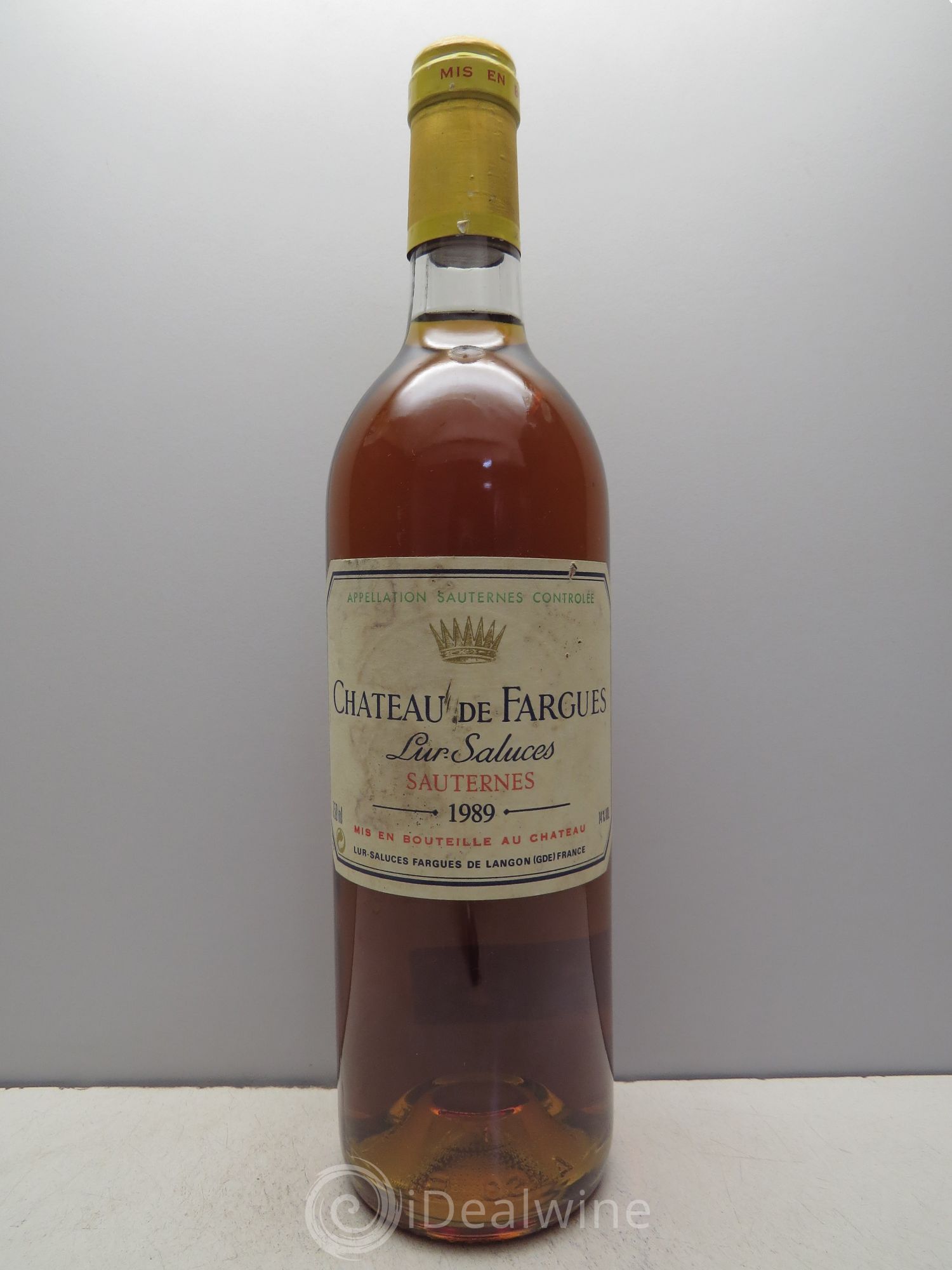 Château de Fargues 1989 - Lotto di 1 bottiglia - 0