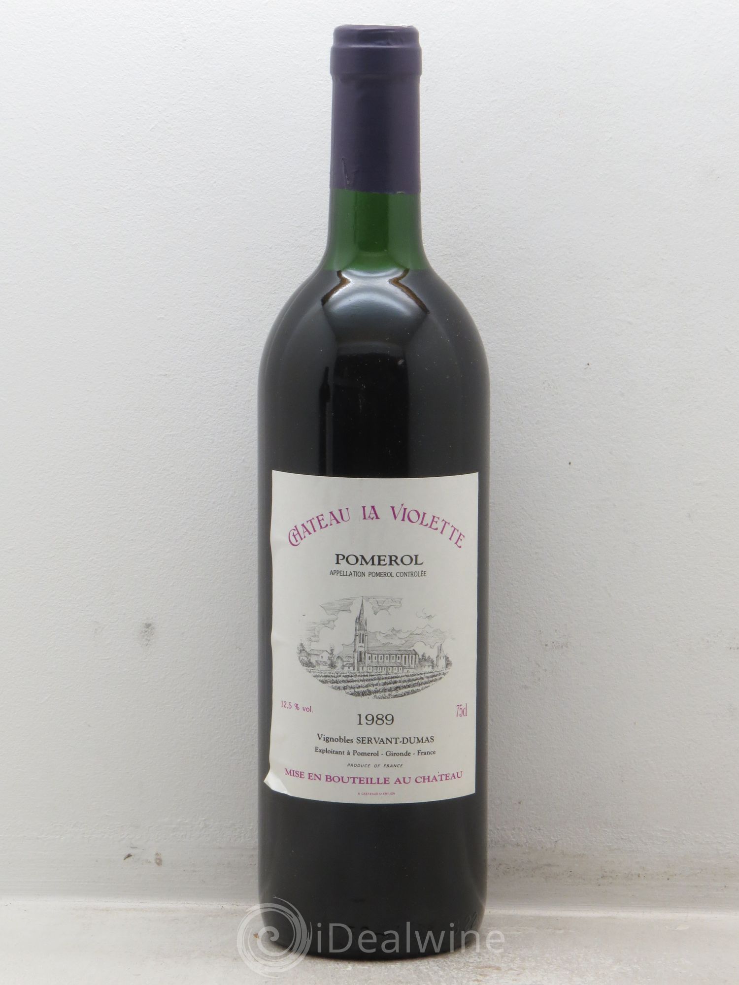Château la Violette 1989 - Lot de 6 bouteilles - 0