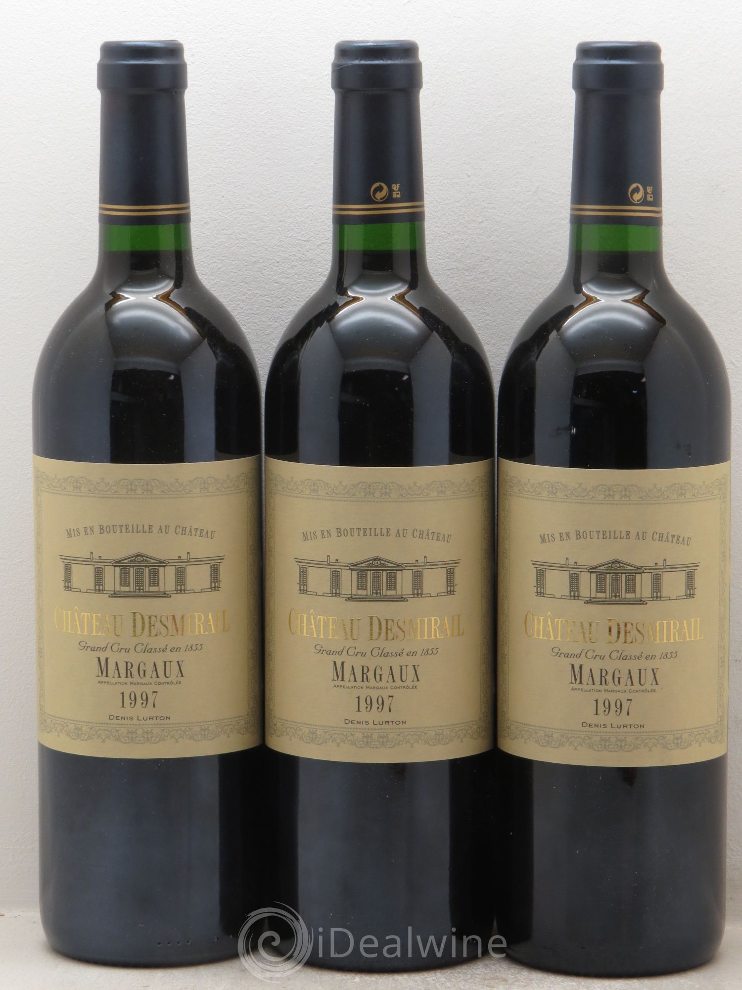Château Desmirail 3ème Grand Cru Classé 1997 - Lot de 3 bouteilles - 0